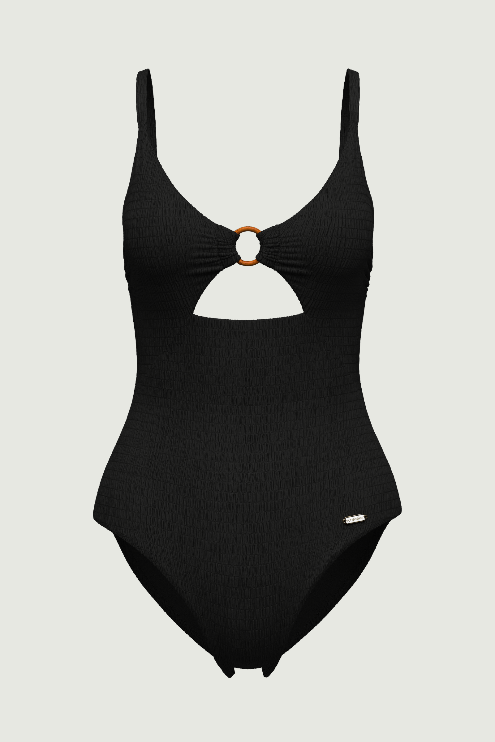 SunseekerTropadelic Texture Black Bamboo Ring Onepiece