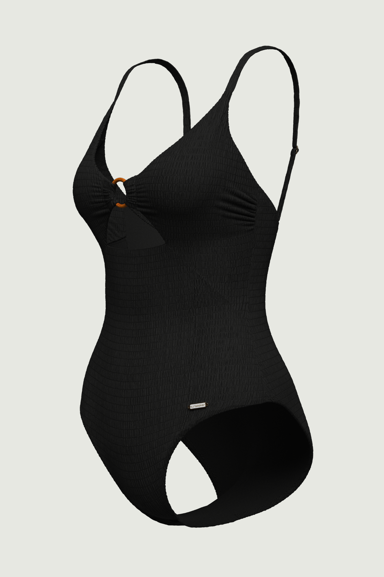 SunseekerTropadelic Texture Black Bamboo Ring Onepiece