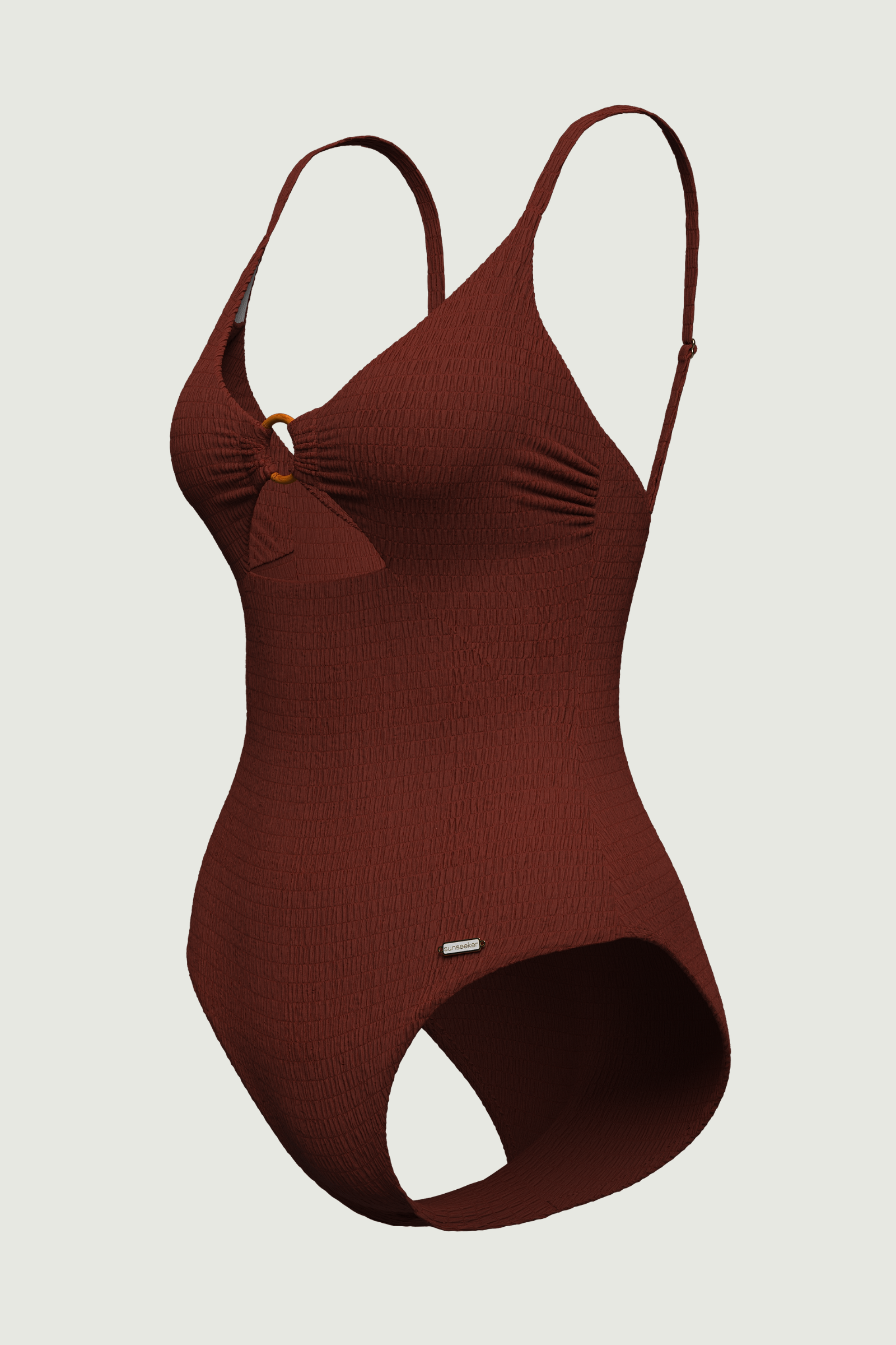 SunseekerTropadelic Texture Earth Bamboo Ring Onepiece