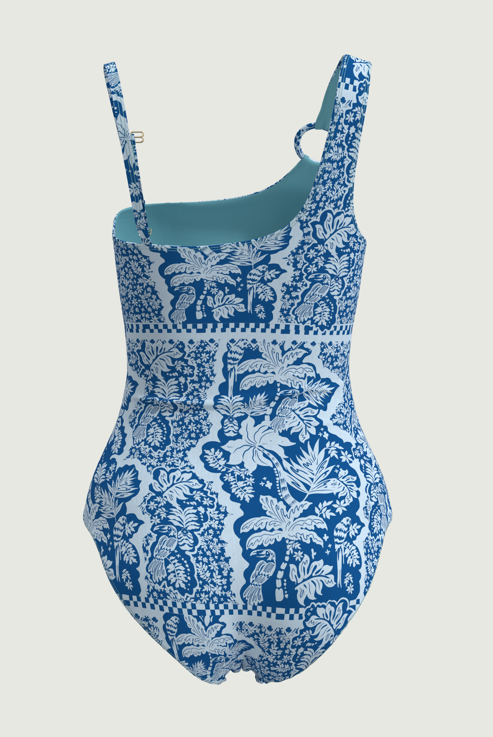 SunseekerSoulistic Blue Ave Asymmetric Straps Onepiece
