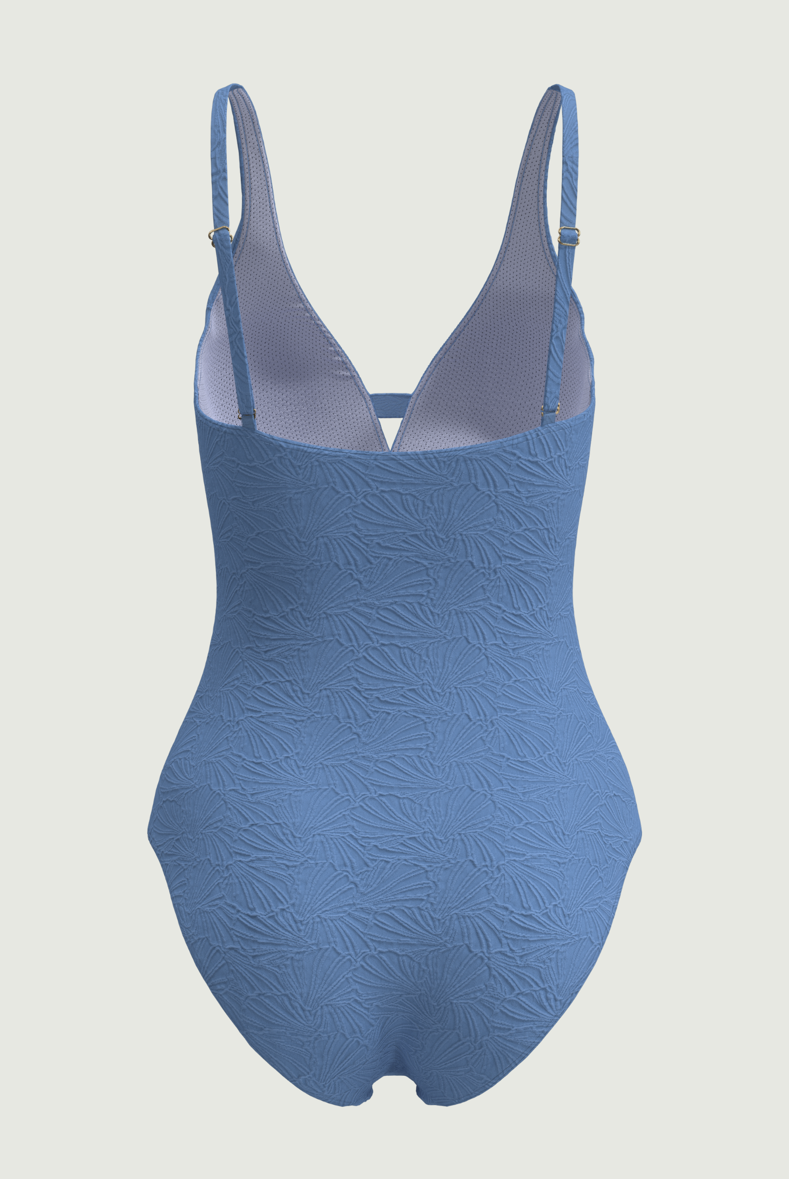 SunseekerCoco Cool Penny Blue Plus Cup Cut-out Front Onepiece
