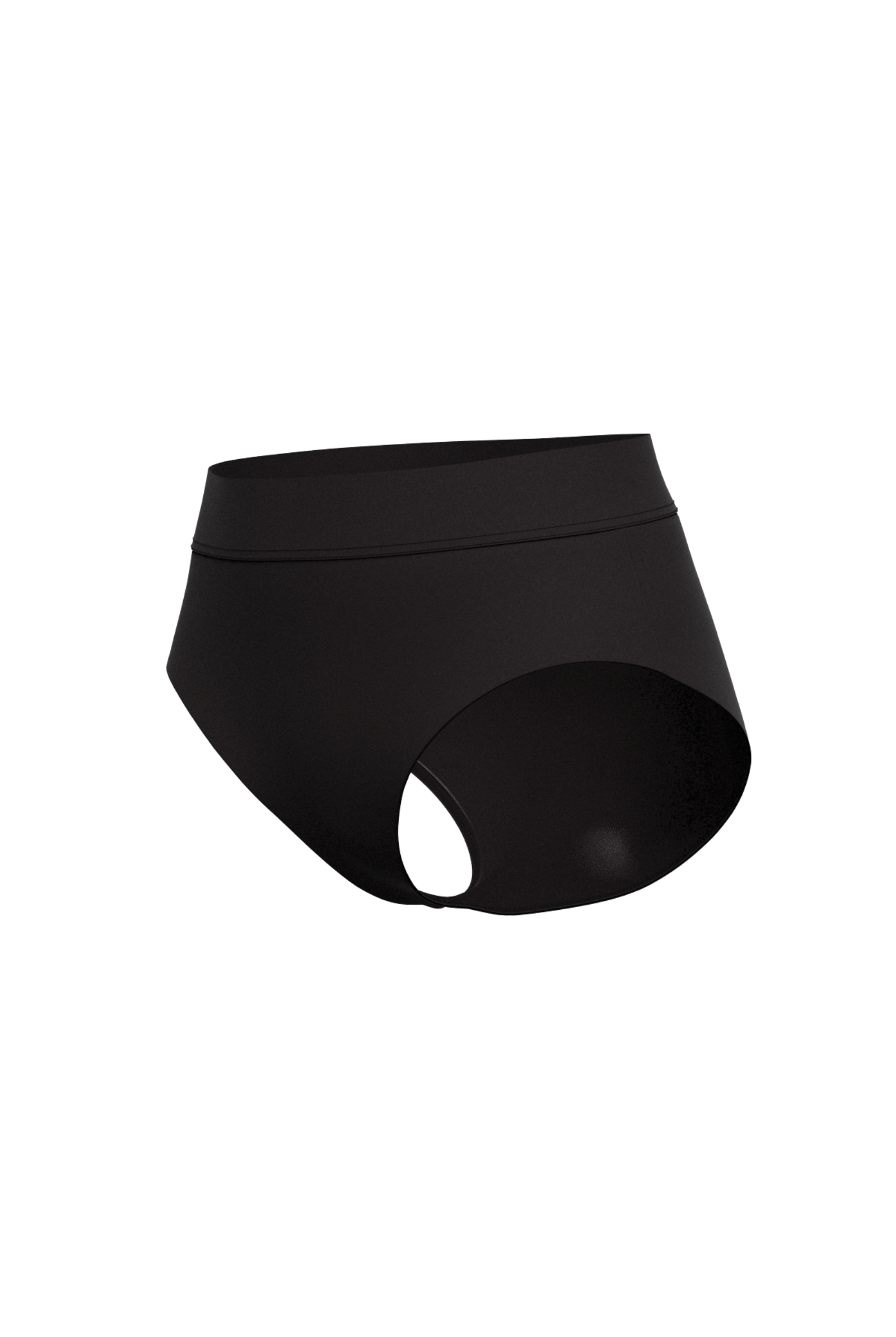 Sunseeker Core Solid Black High-waist Pant