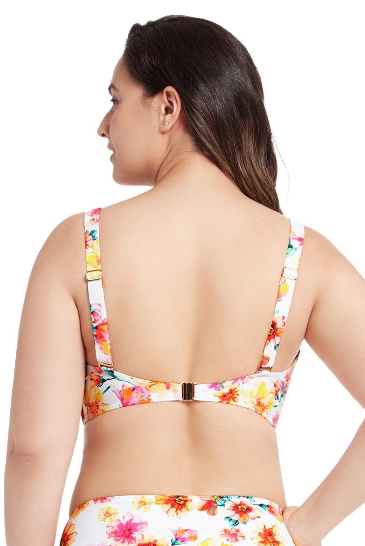 Sunseeker Vibrant Vacation White Plus Cup Underwire Bikini Top