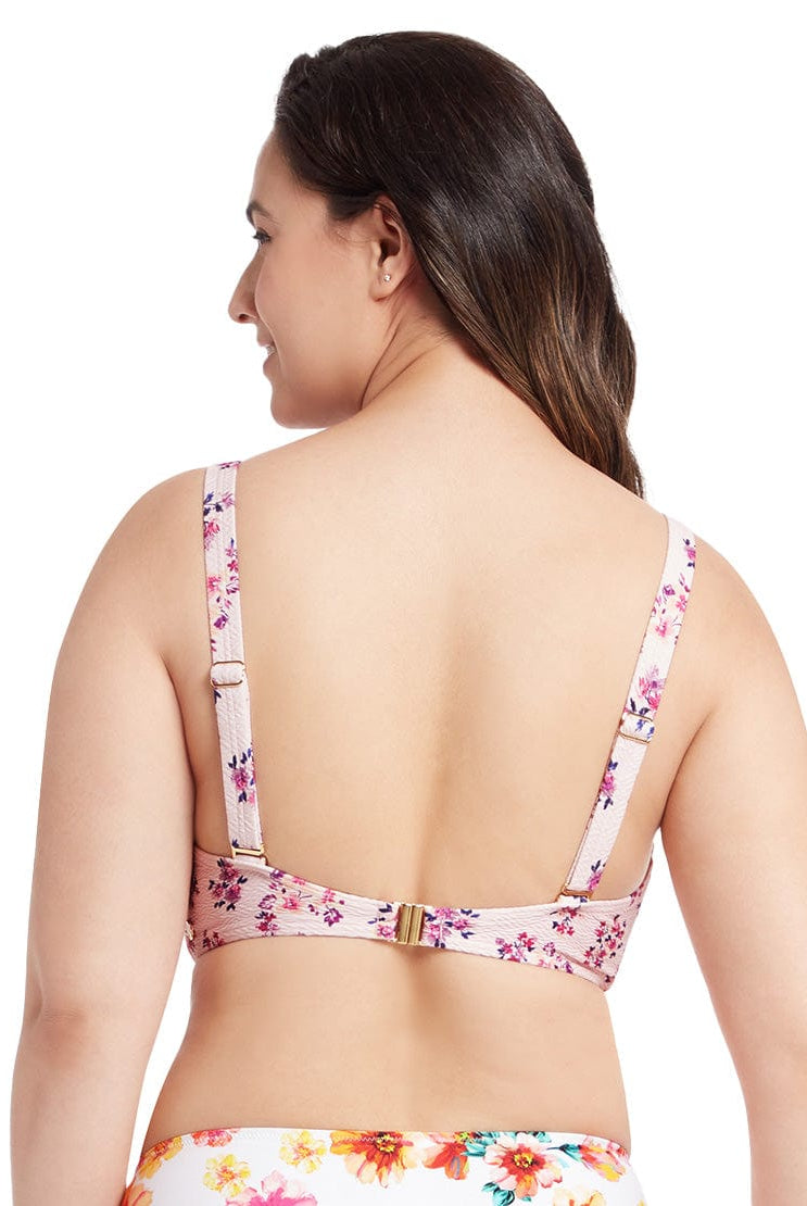 Sunseeker Charmed Romance Rosa Pink Plus Cup Underwire Bikini Top