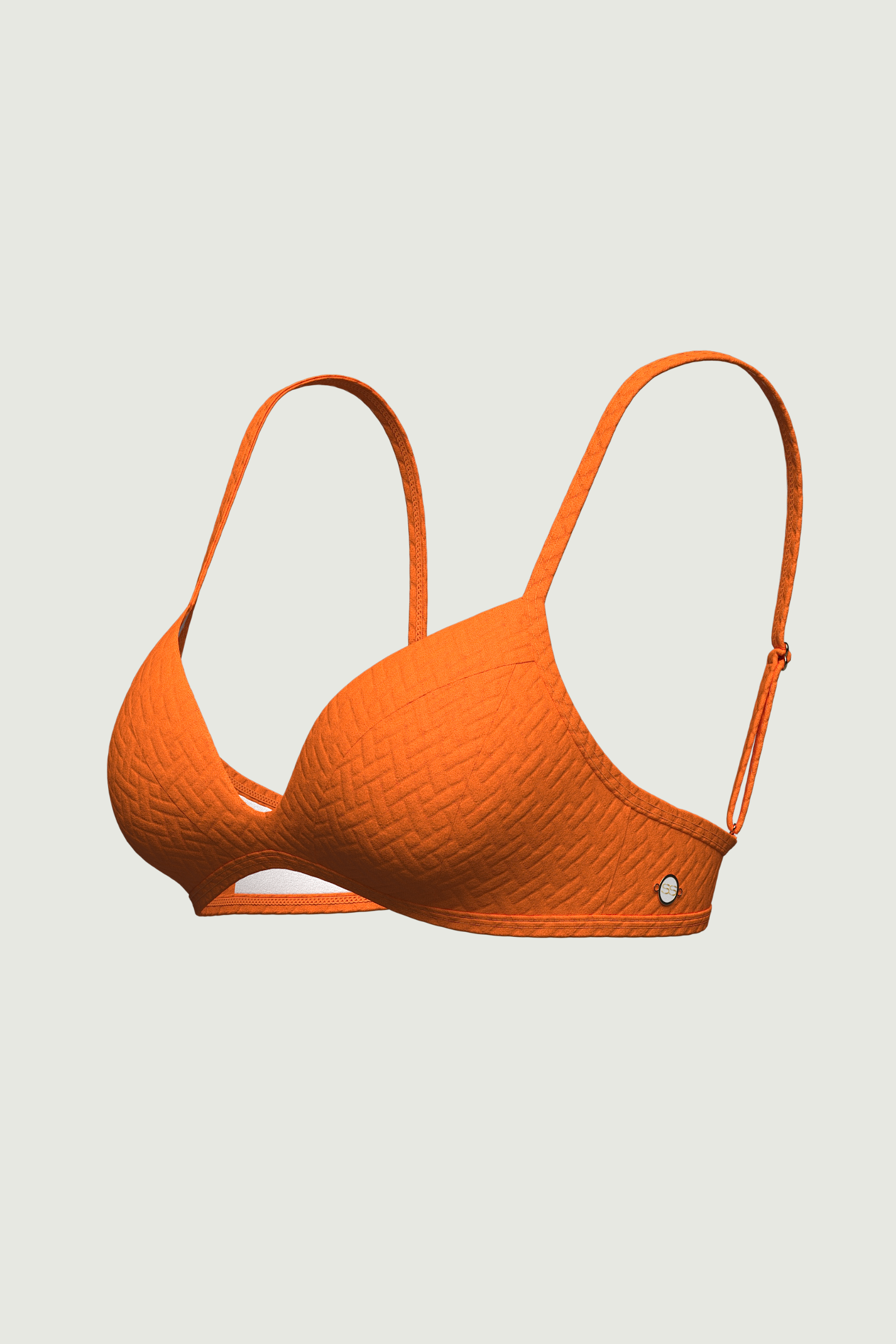 SunseekerPsychedelic Summer Orange Bikini Top