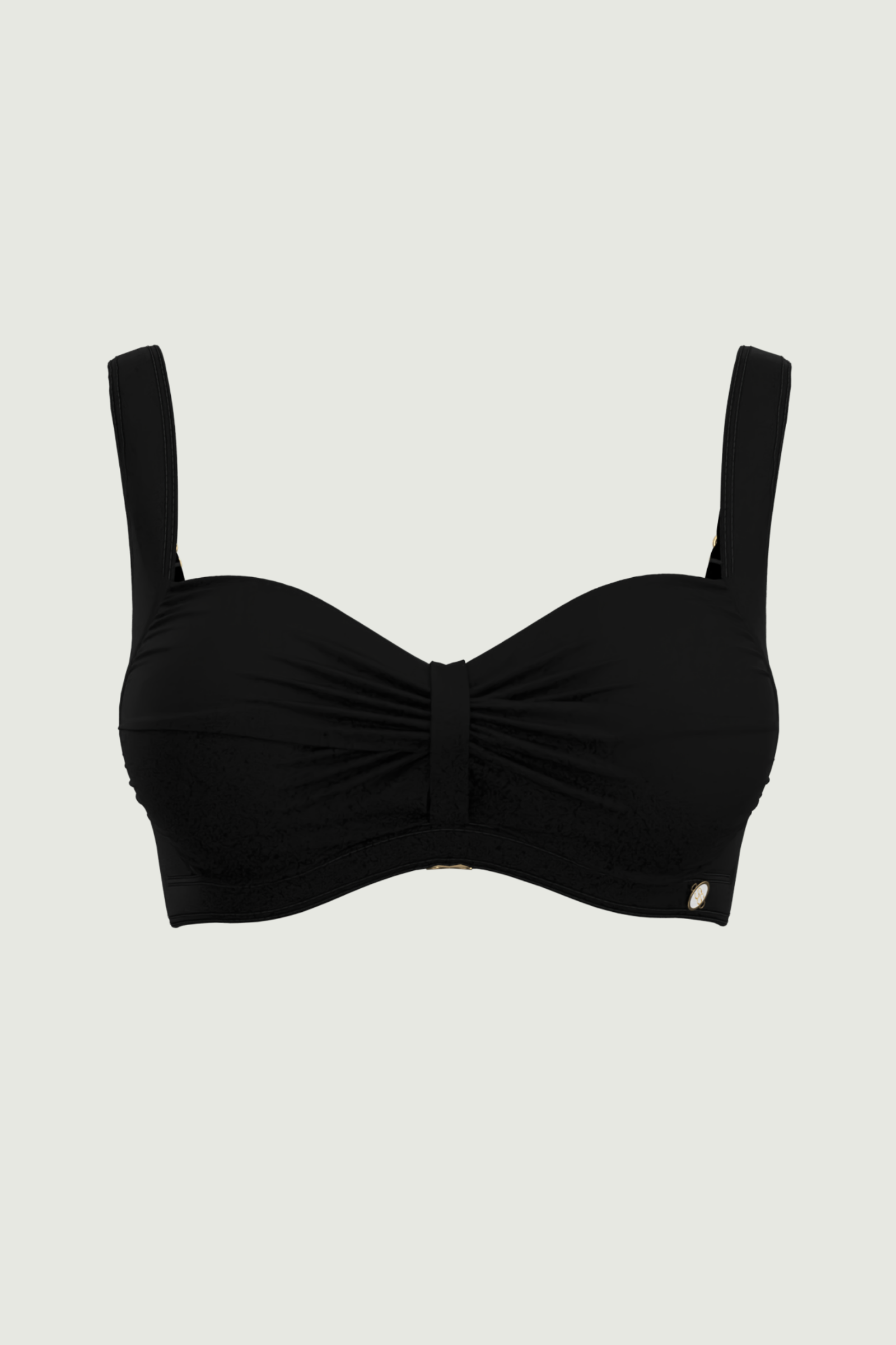 SunseekerCore Solid Black Plus Cup Bikini Top