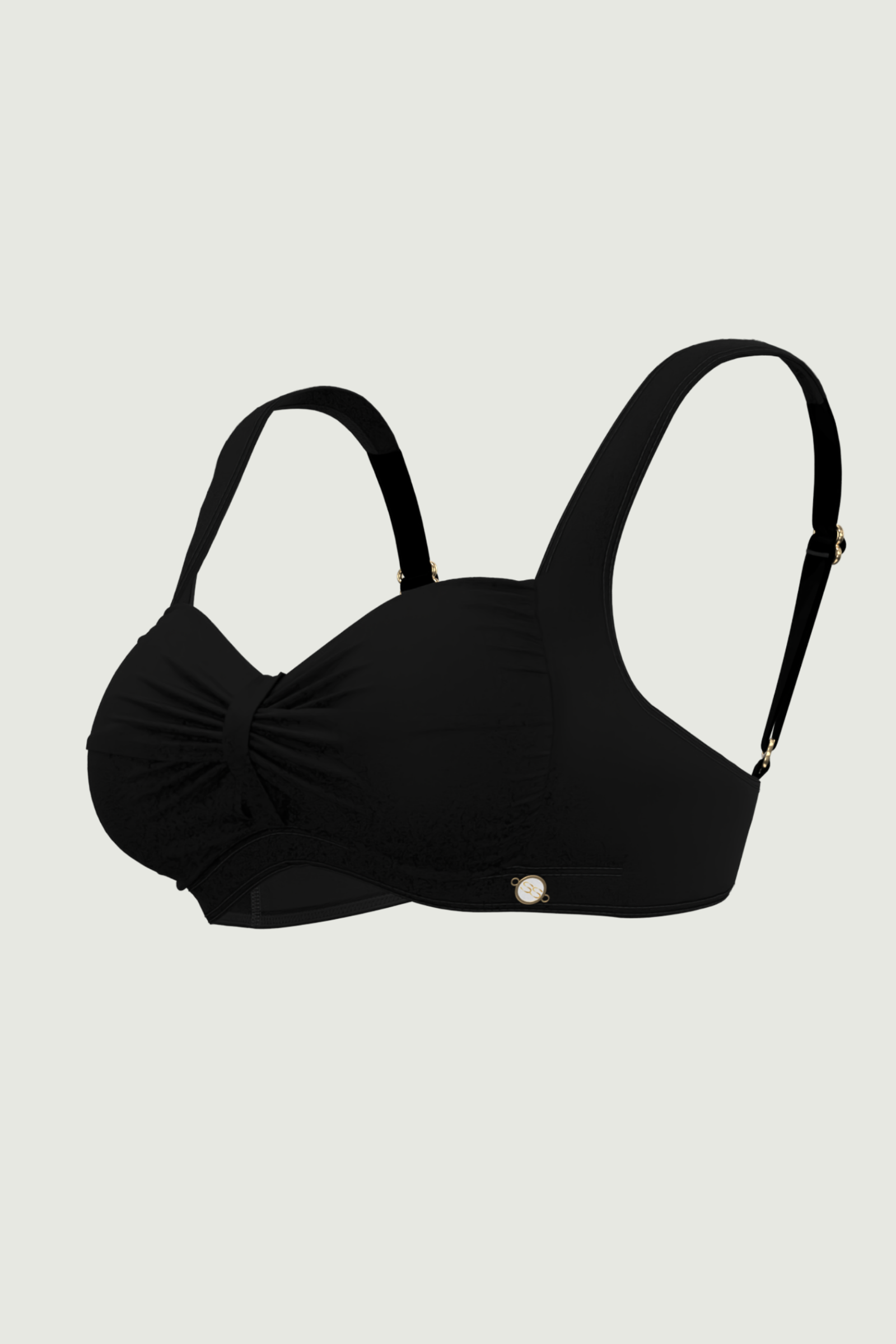 SunseekerCore Solid Black Plus Cup Bikini Top