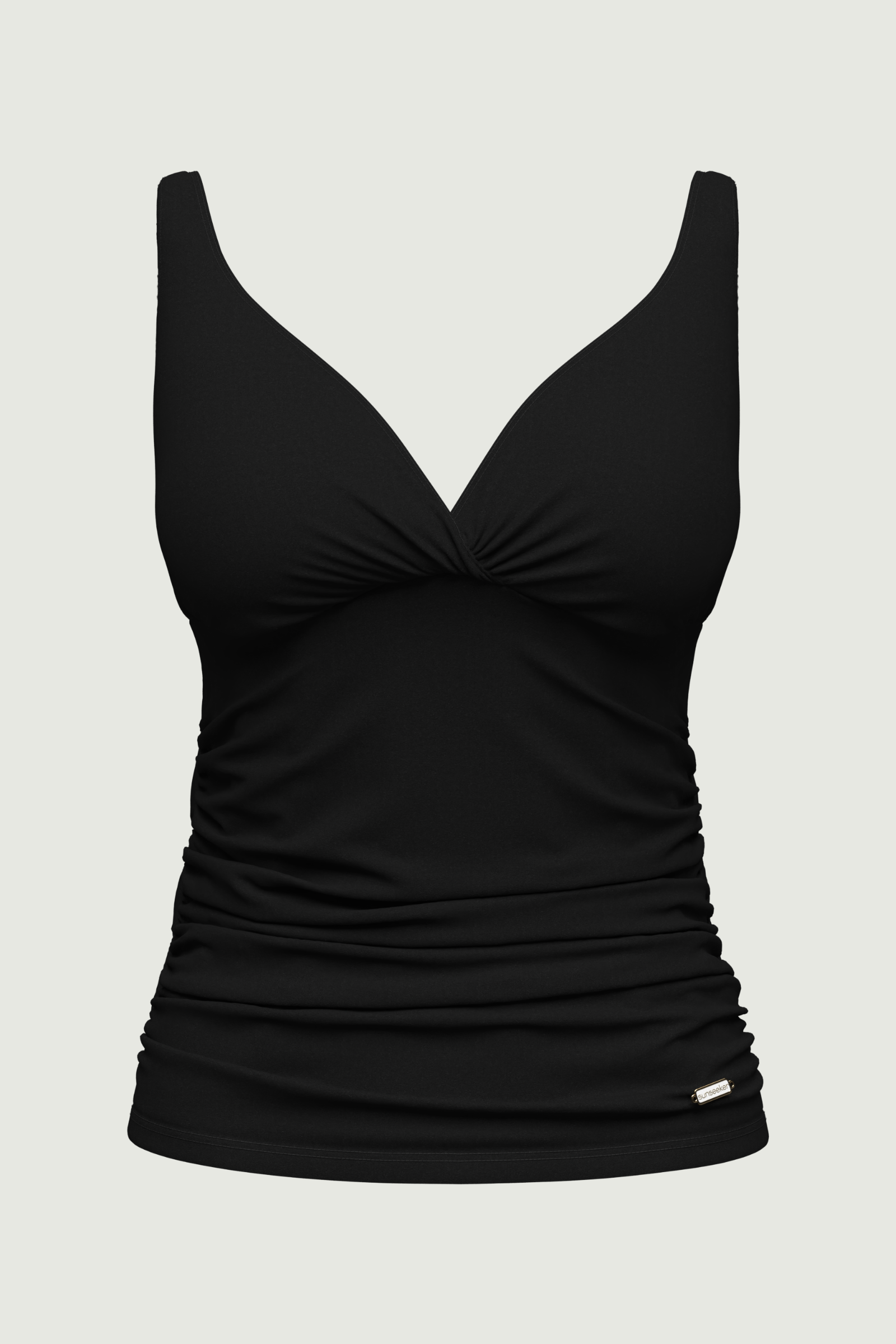 SunseekerCore Solid Black Plus Cup Tankini