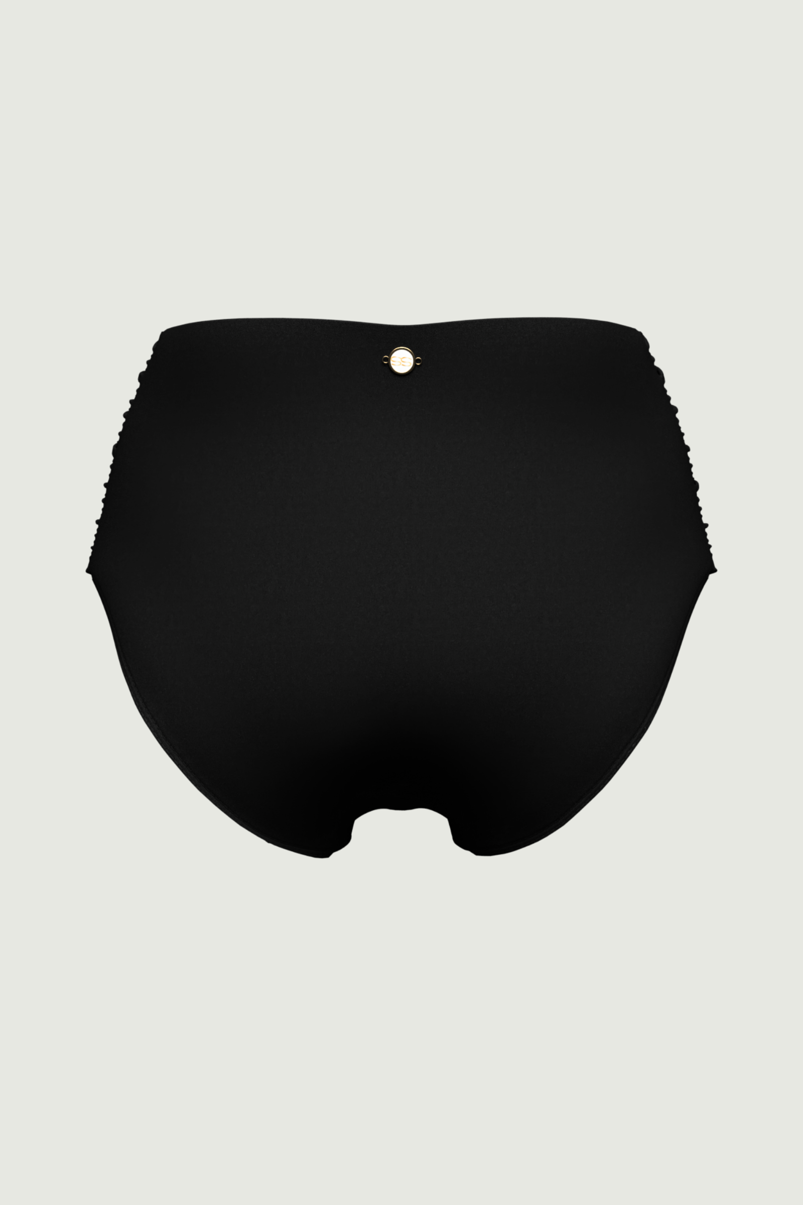 SunseekerCore Solid Black High-waist Bikini Bottom