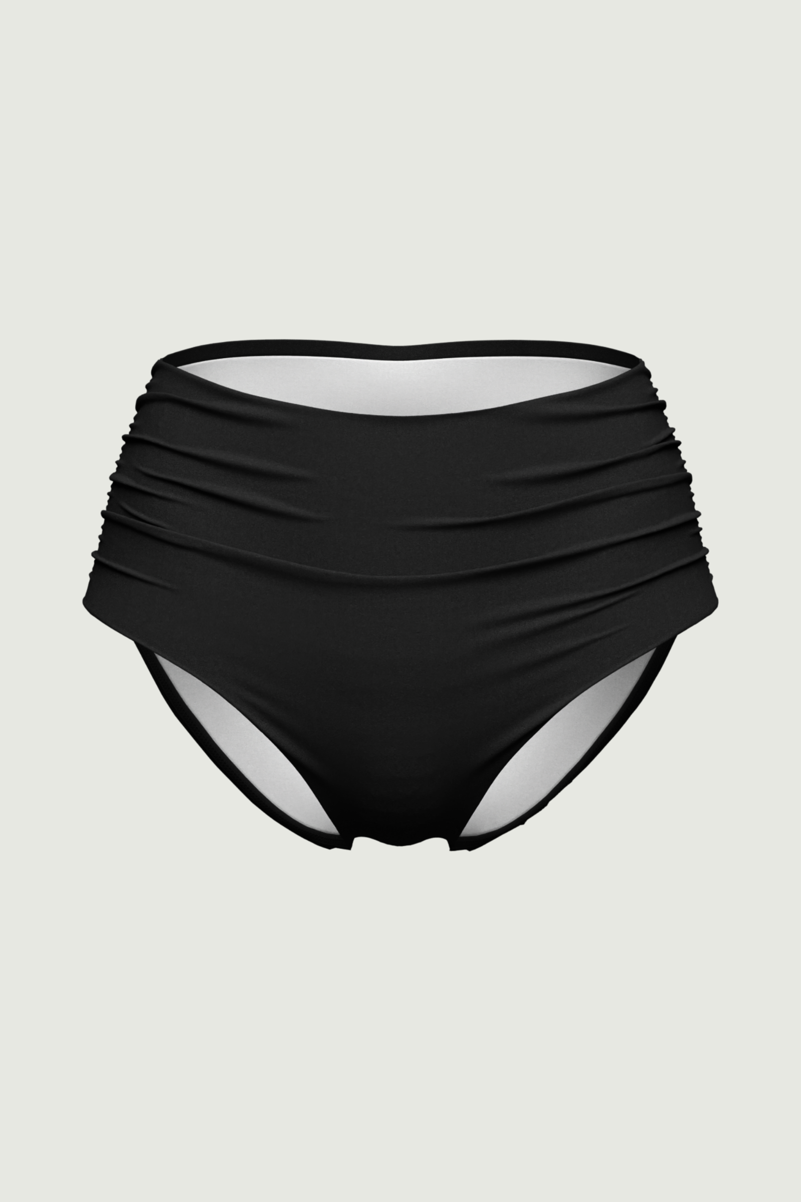 SunseekerCore Solid Black High-waist Bikini Bottom