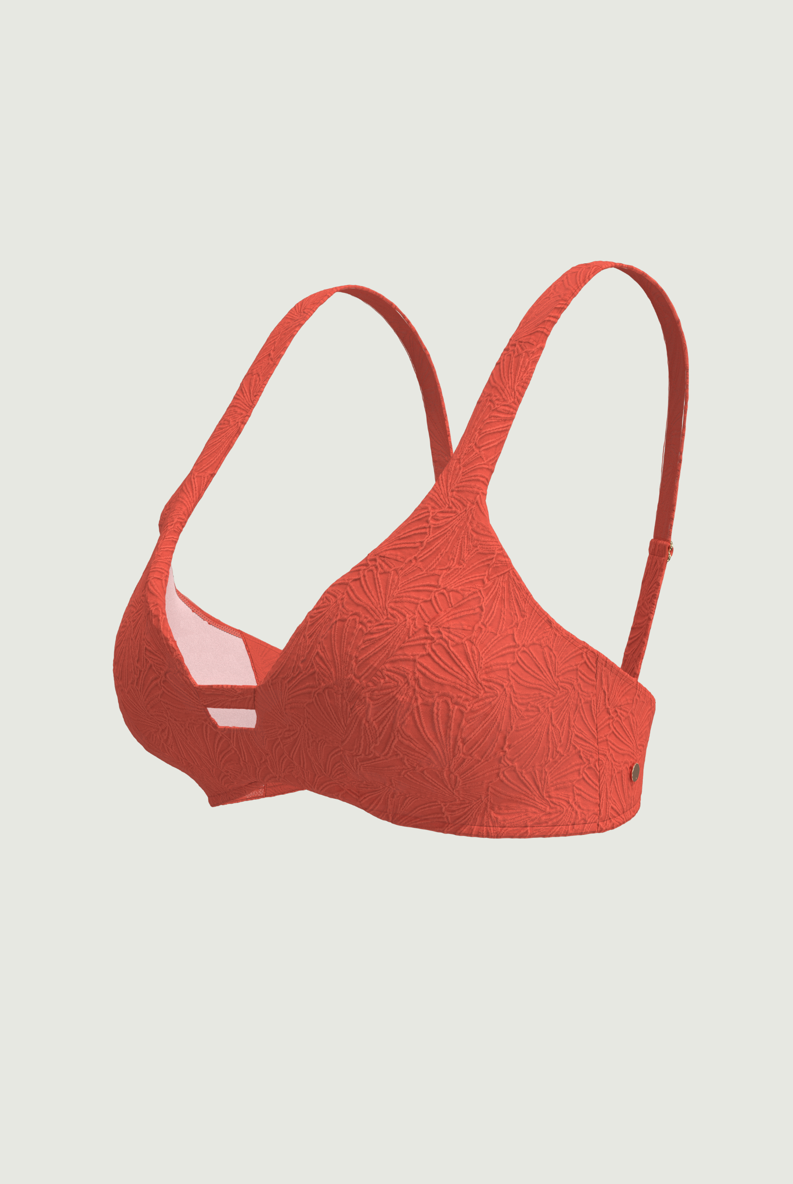 SunseekerCoco Cool Coral Plus Cup Plunge Bikini Top