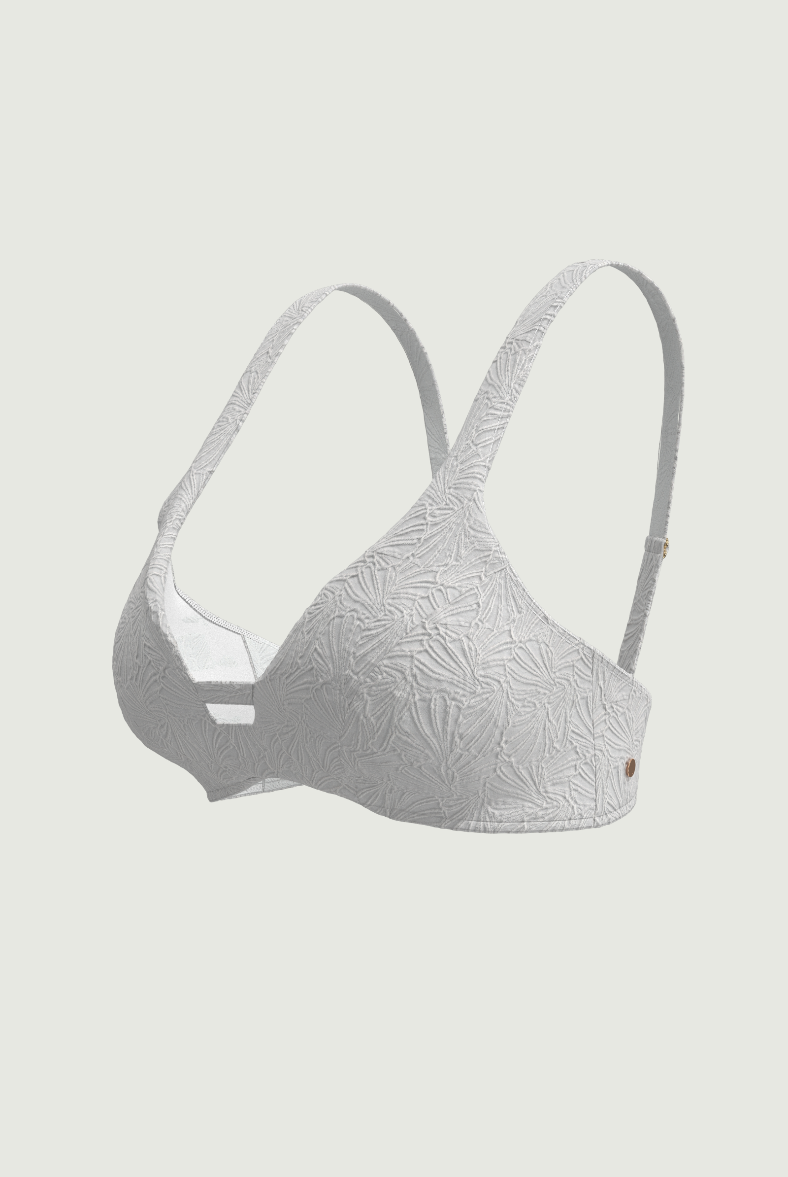 SunseekerCoco Cool Off White Plus Cup Plunge Bikini Top