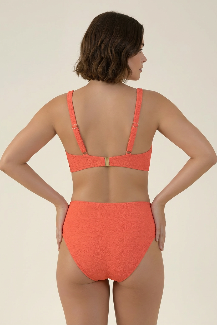 SunseekerCoco Cool Coral Plus Cup Plunge Bikini Top
