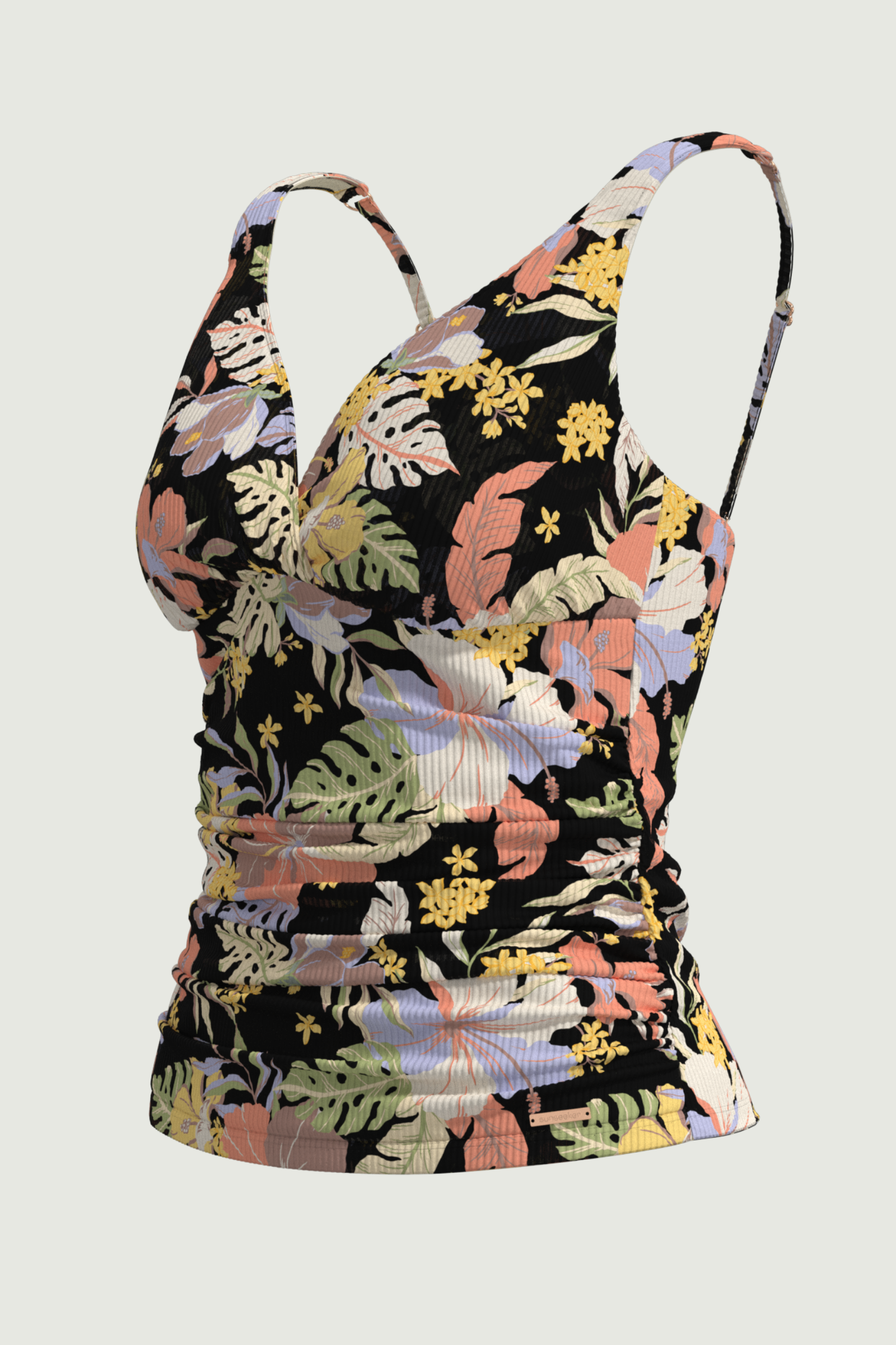 SunseekerDaydream Black Plus Cup Cross Front Tankini