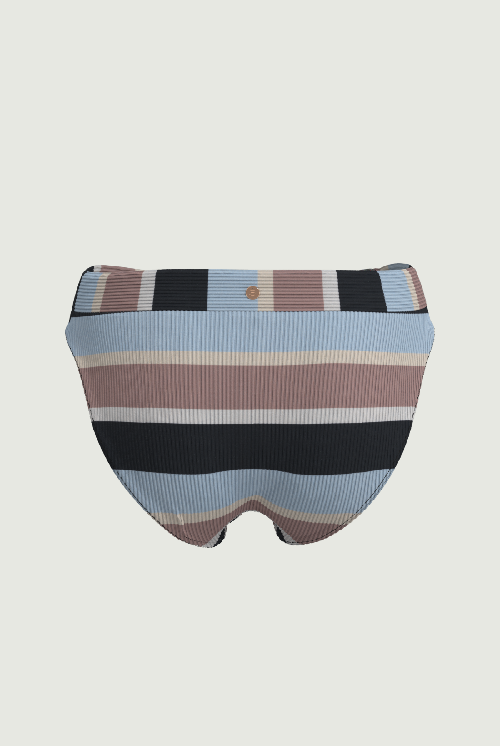 SunseekerSomeday Stripe Black Ring Mid Rise Pant