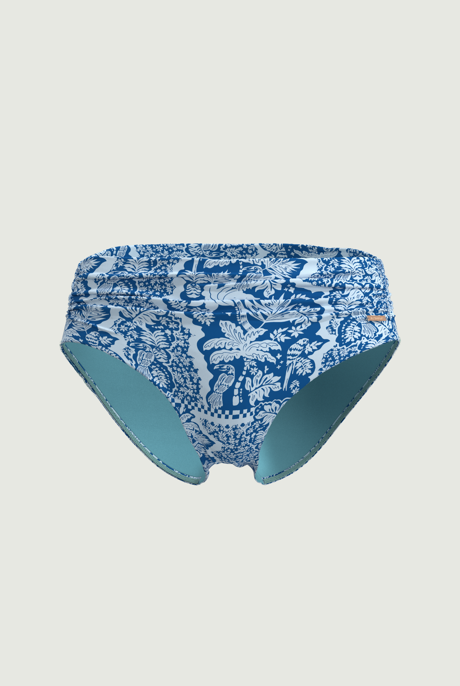 SunseekerSoulistic Blue Awe Ruched Waistband Full Classic Pant