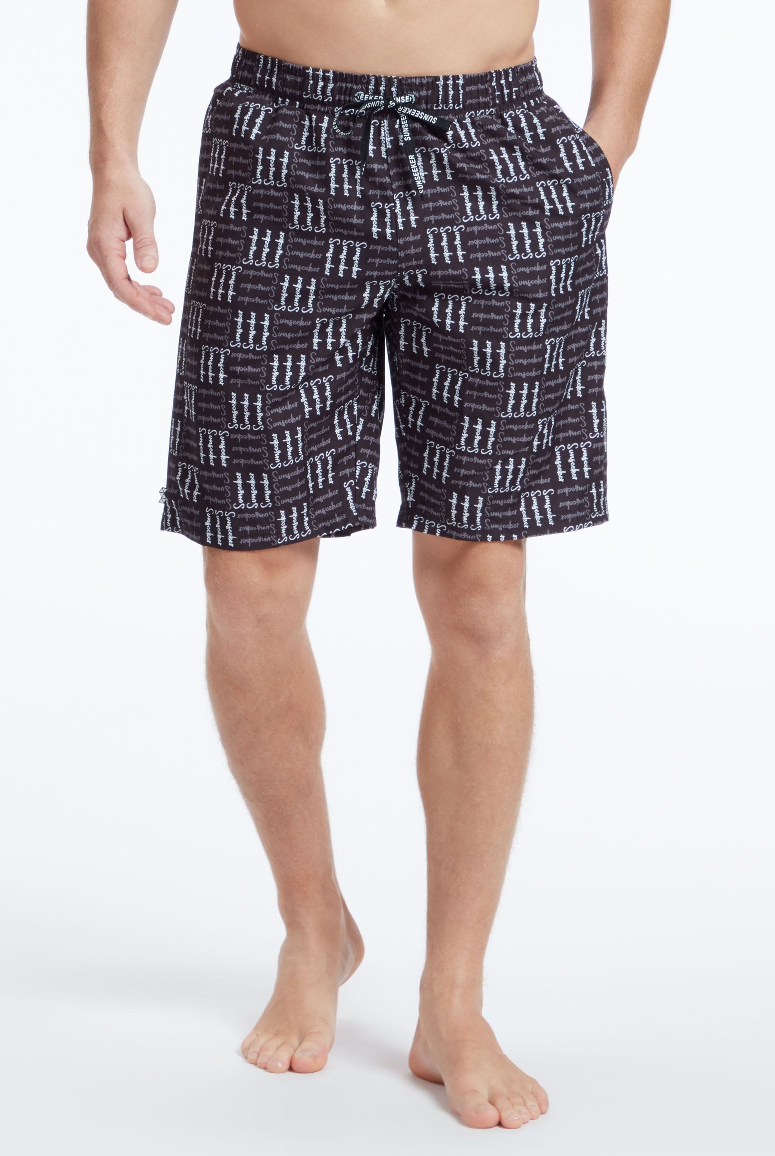 Sunseeker Logo print drawtring boardshorts