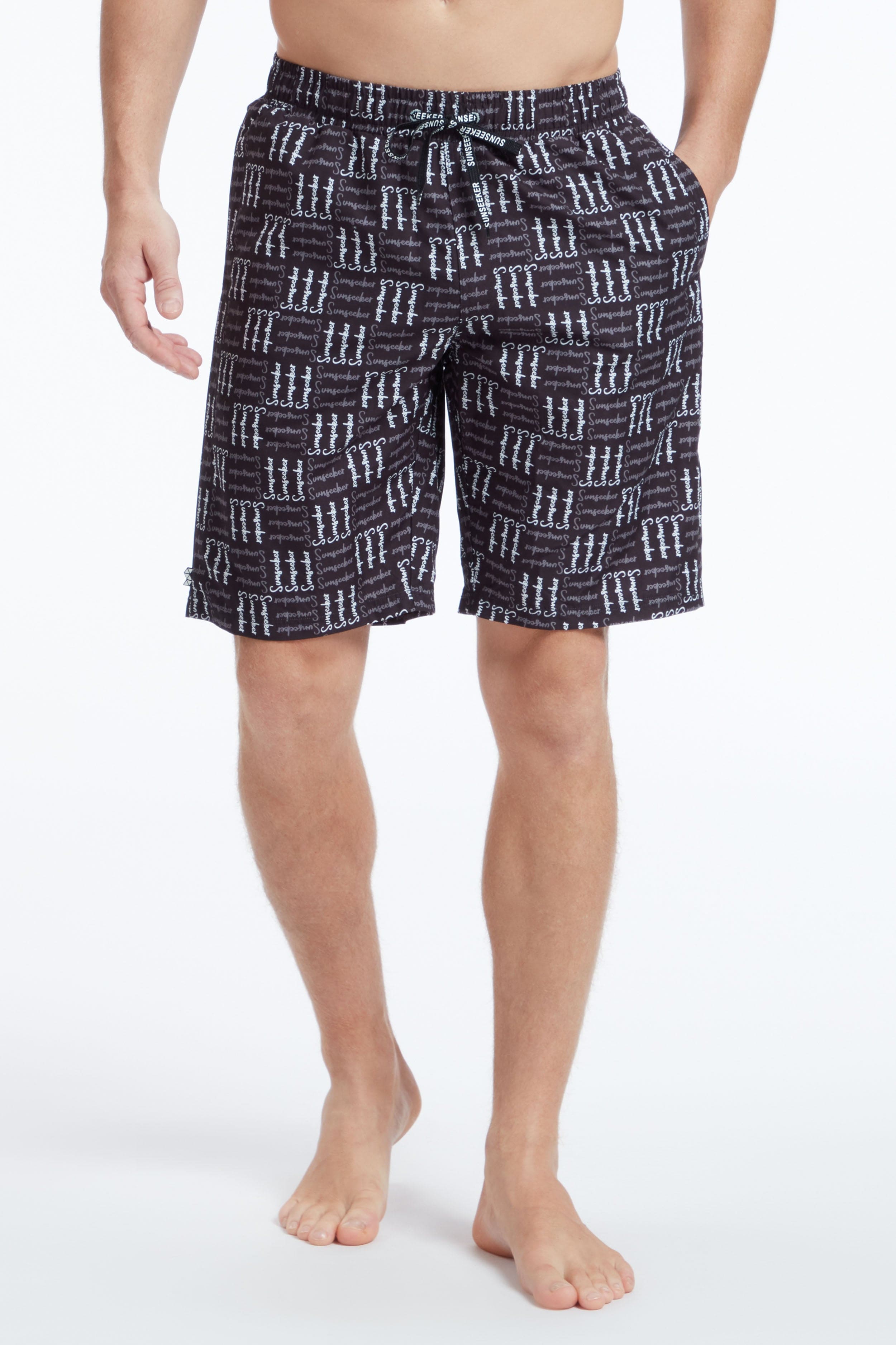 Sunseeker Logo print drawtring boardshorts