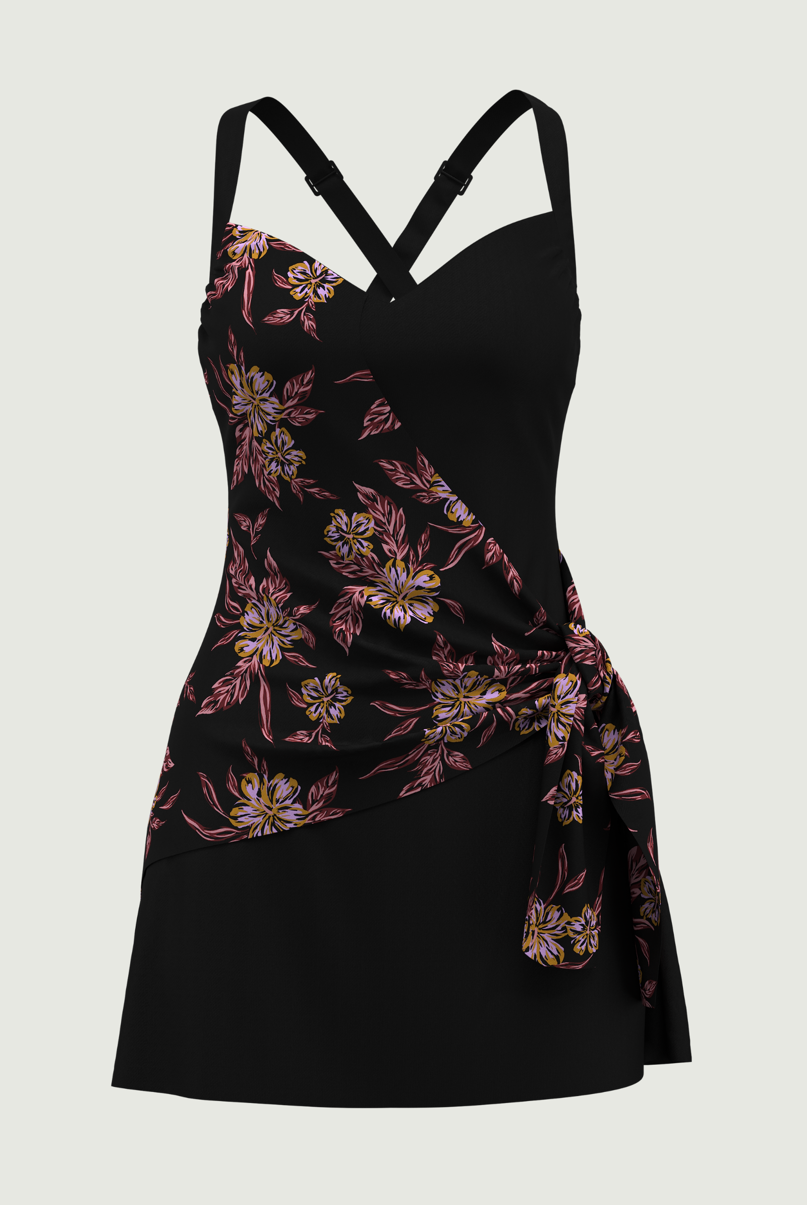 SunseekerMulberry Delight Wrap Front Swimdress