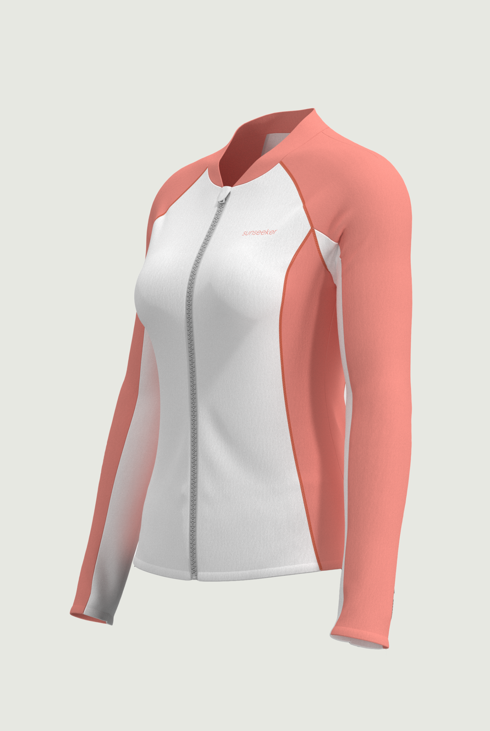 SunseekerSupplementary Ladies Peach Zip Front UV Jacket