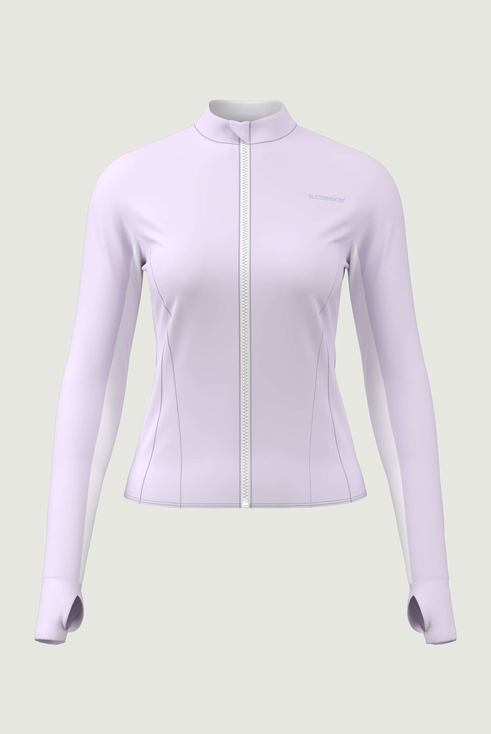 SunseekerSupplementary Light Purple Slim Fit Zip Front UV Jacket