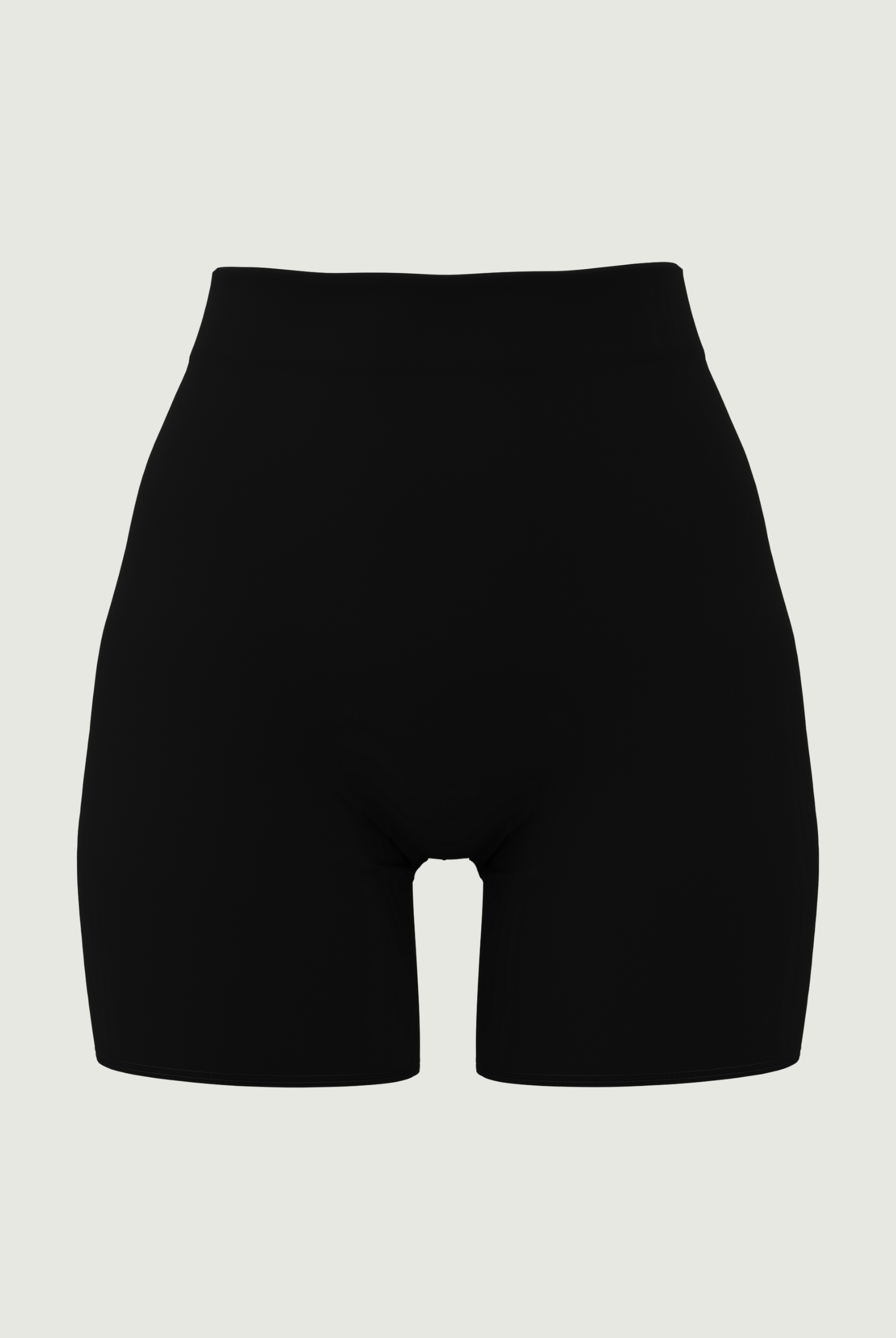 SunseekerSupplementary Black Solid High Waist Bike Shorts