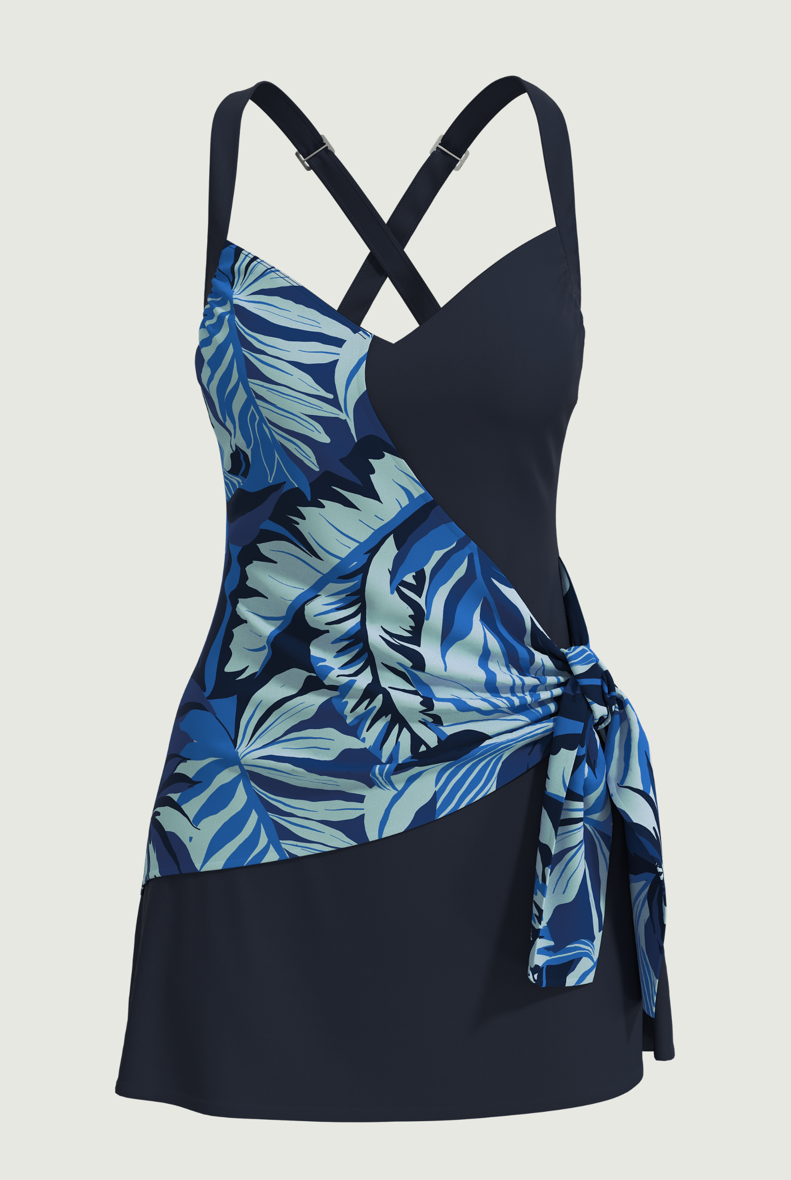 SunseekerSouth Tropicana Blue Wrap Front Swimdress