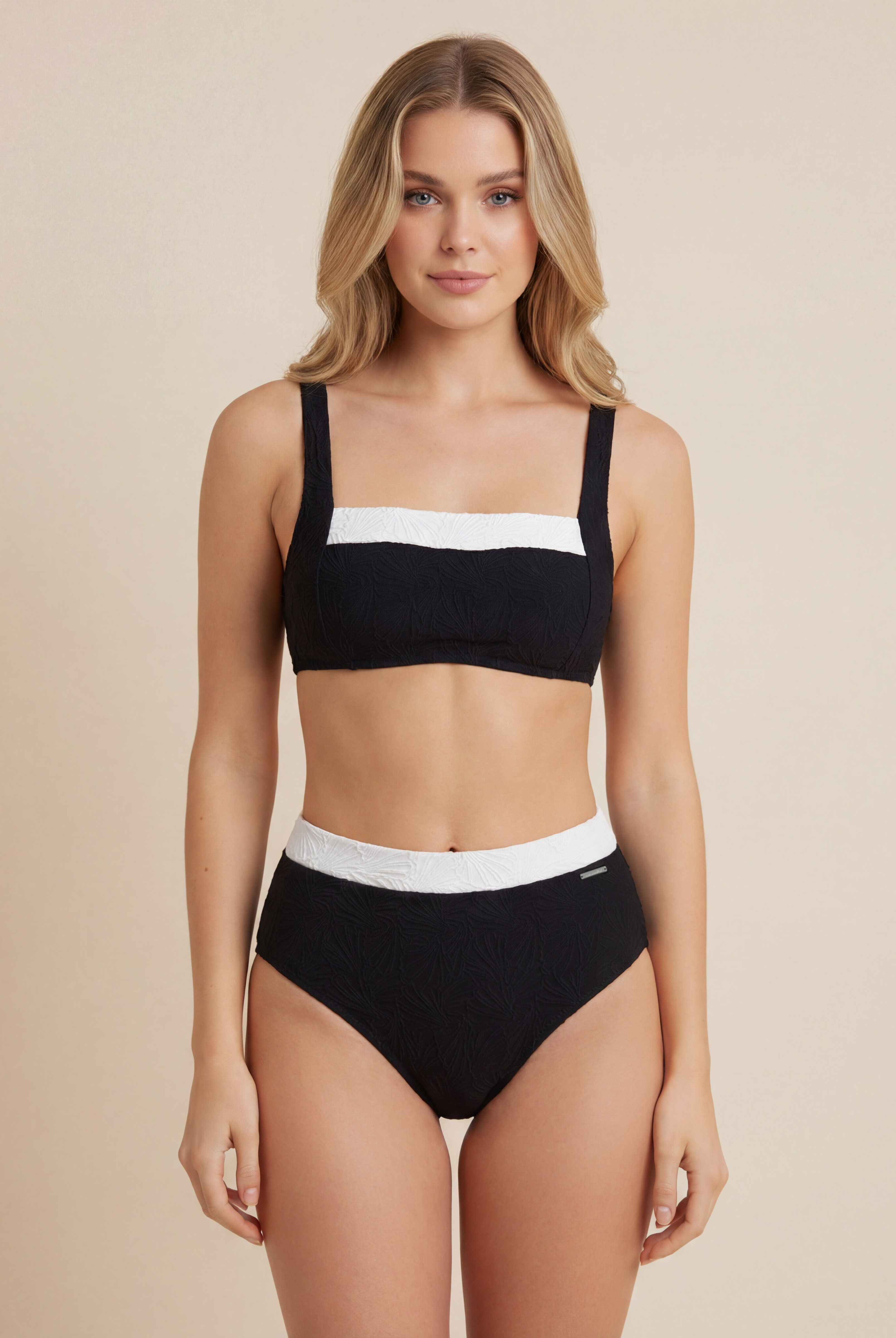SunseekerCoco Black High Waisted Bikini Set