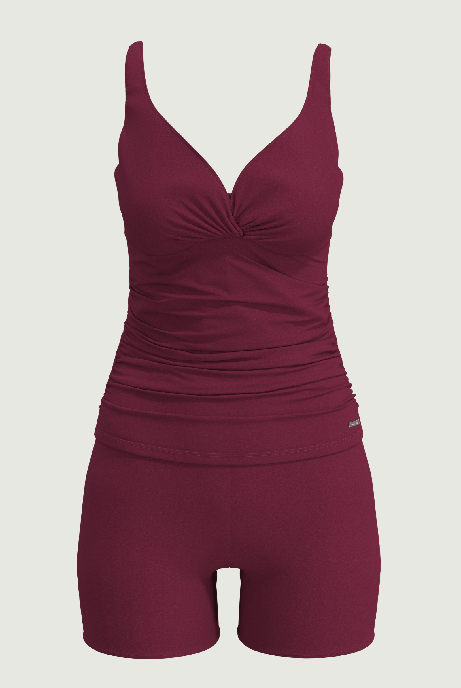 SunseekerPearl Glow Fandango Wrap Front Tankini Set