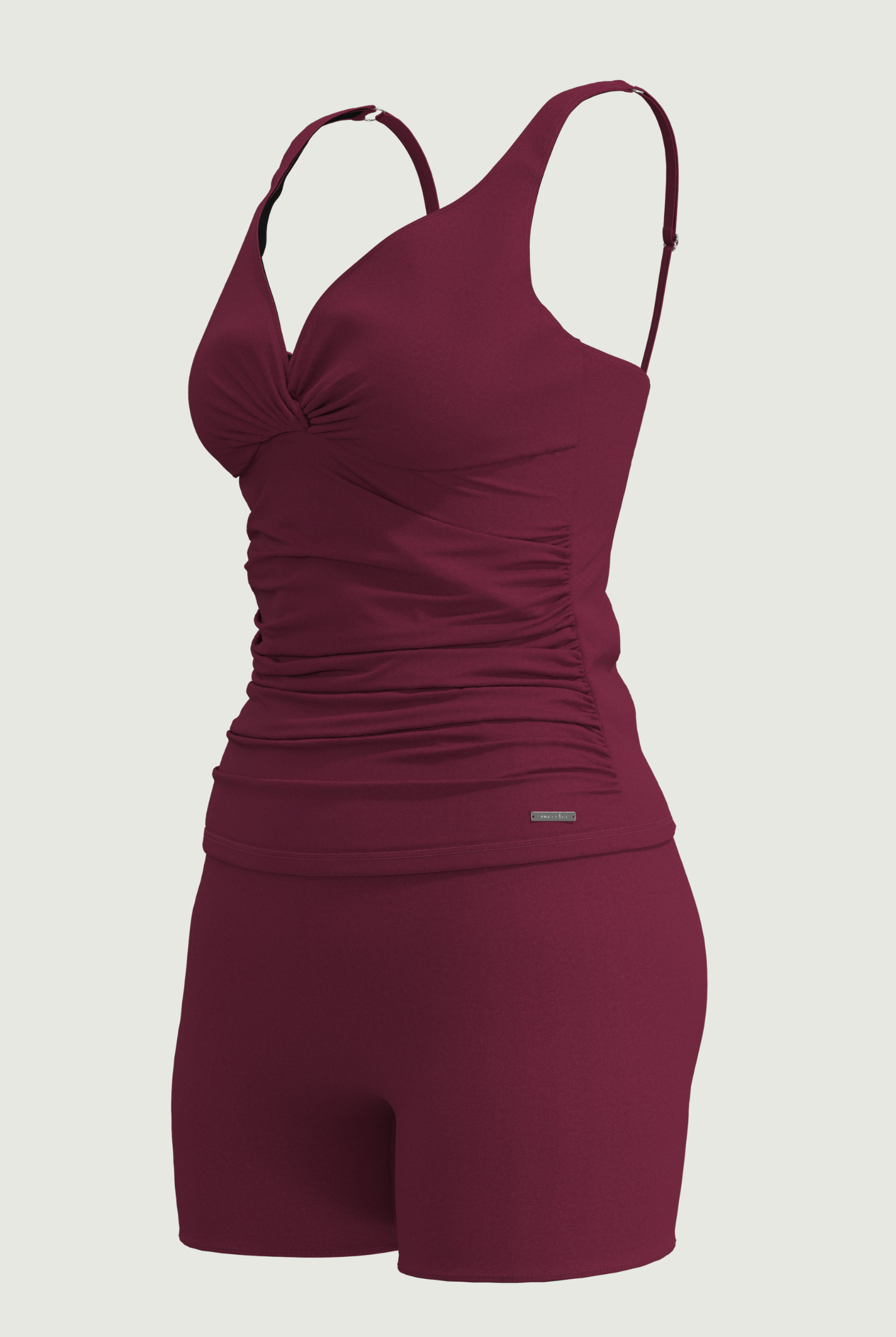 SunseekerPearl Glow Fandango Wrap Front Tankini Set