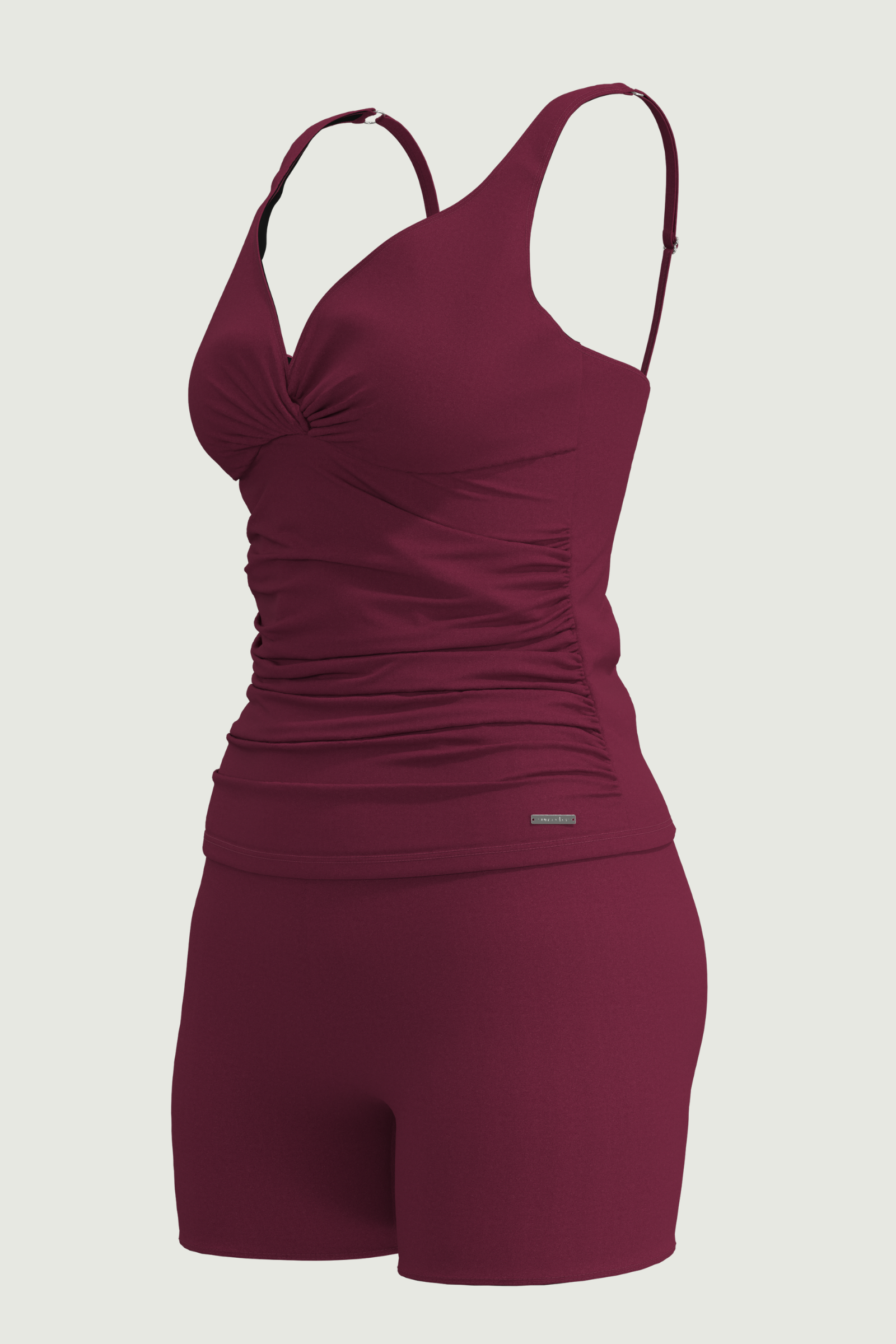 SunseekerPearl Glow Fandango Wrap Front Tankini Set