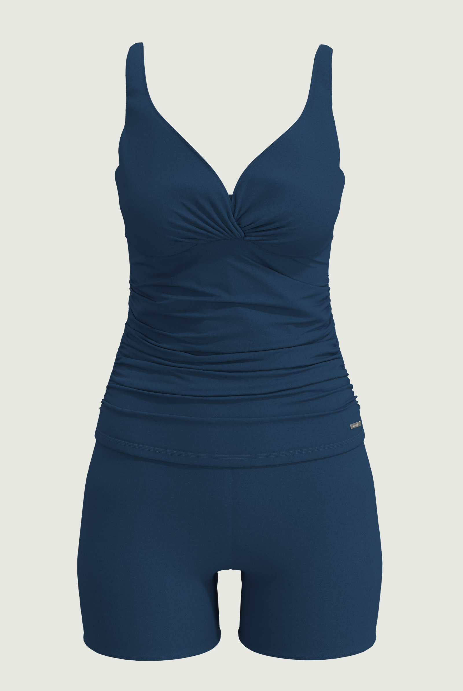 SunseekerPearl Glow Space Wrap Front Tankini Set