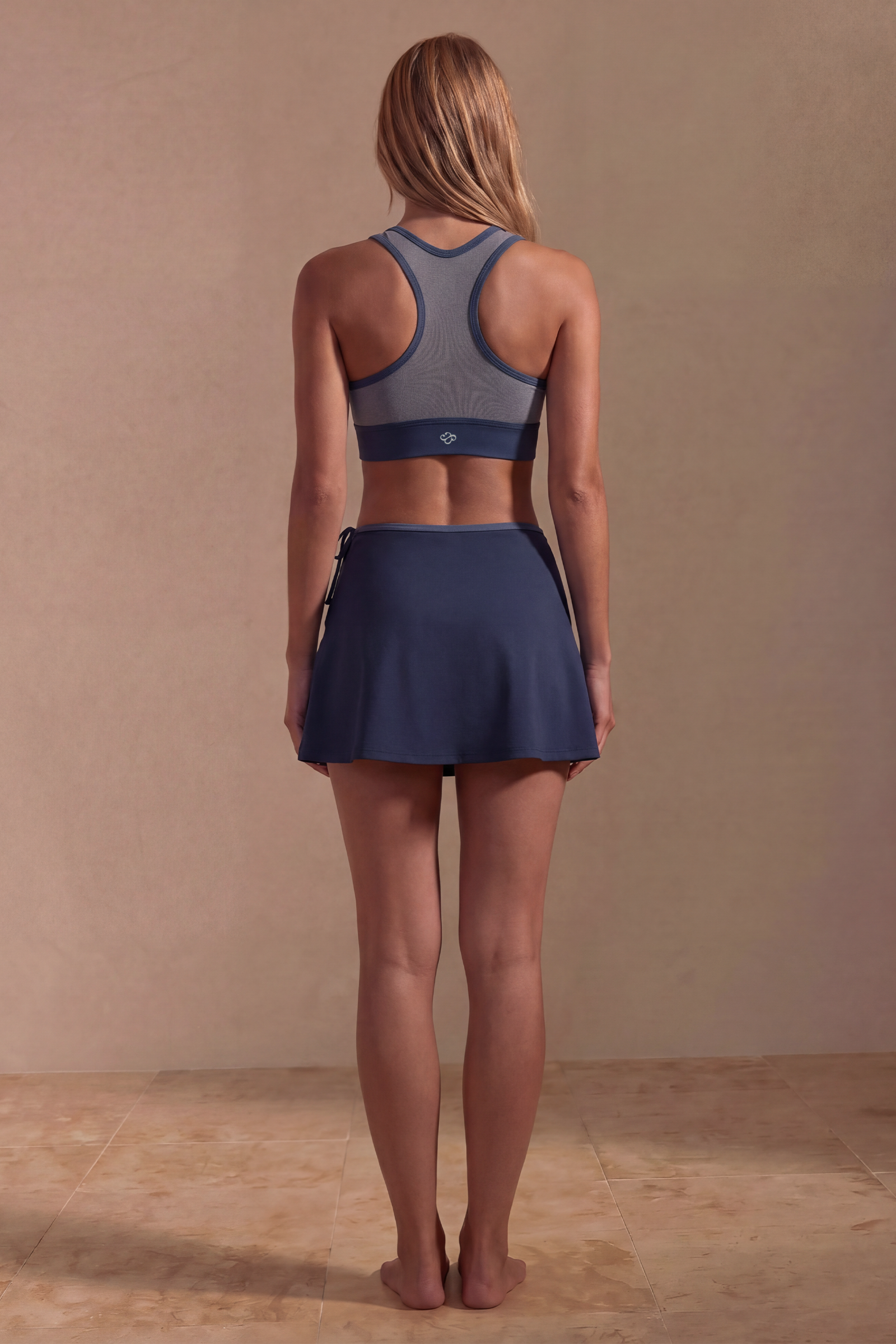 SunseekerDeep Space Blue Wrap Front Jersey Skirt