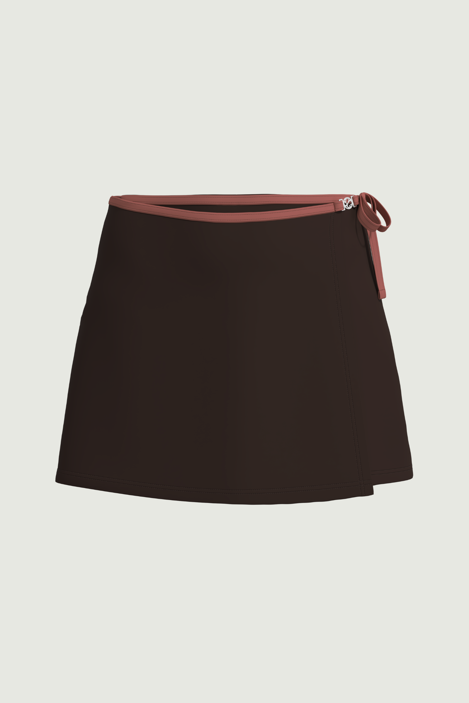 SunseekerChicory Coffee Wrap Front Jersey Skirt