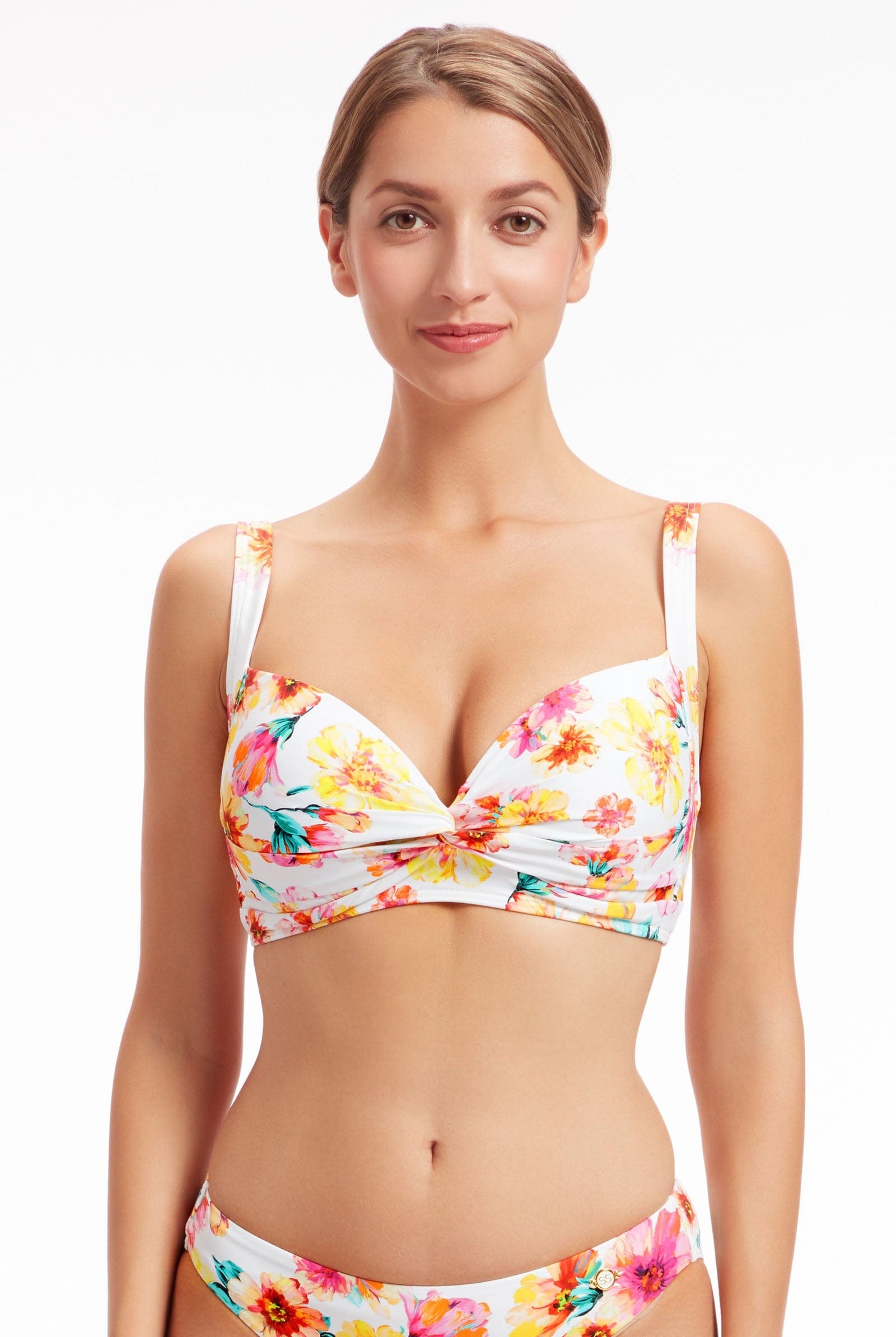 Sunseeker Vibrant Vacation White Plus Cup Bikini Top