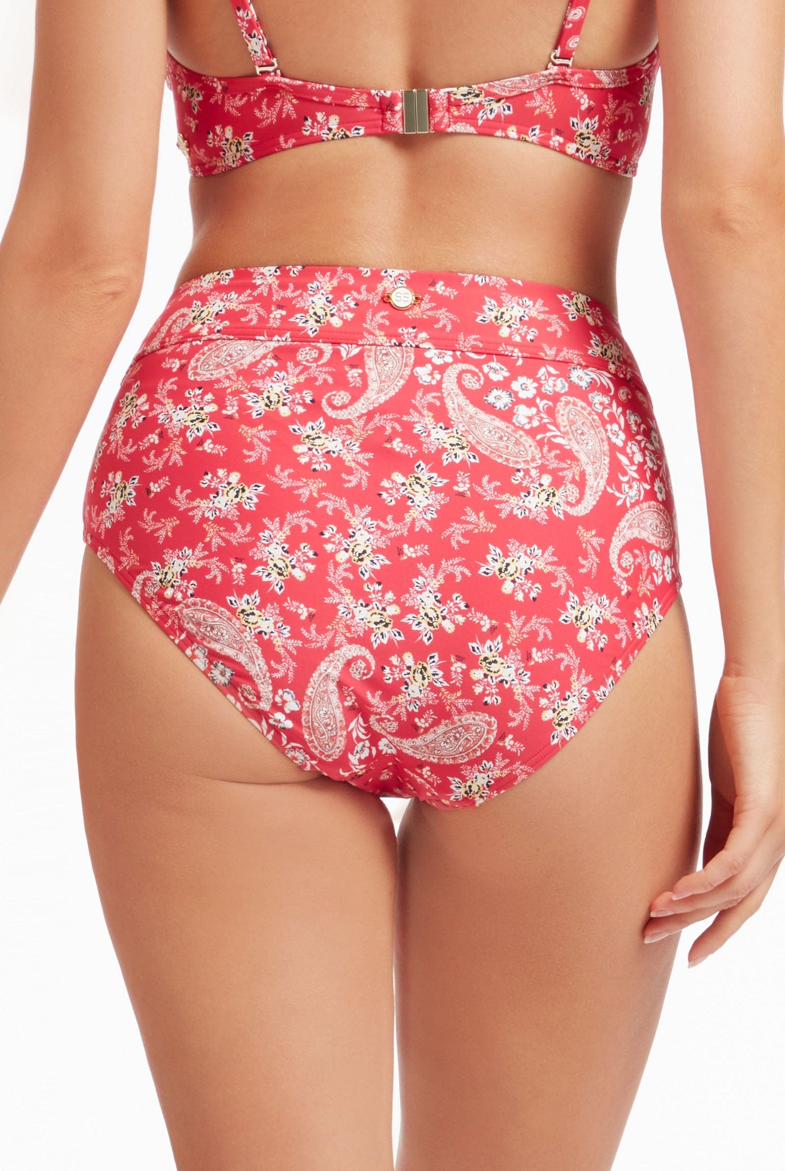 Sunseeker Sweet Paisley Scarlette High Waisted Full Classic Pant