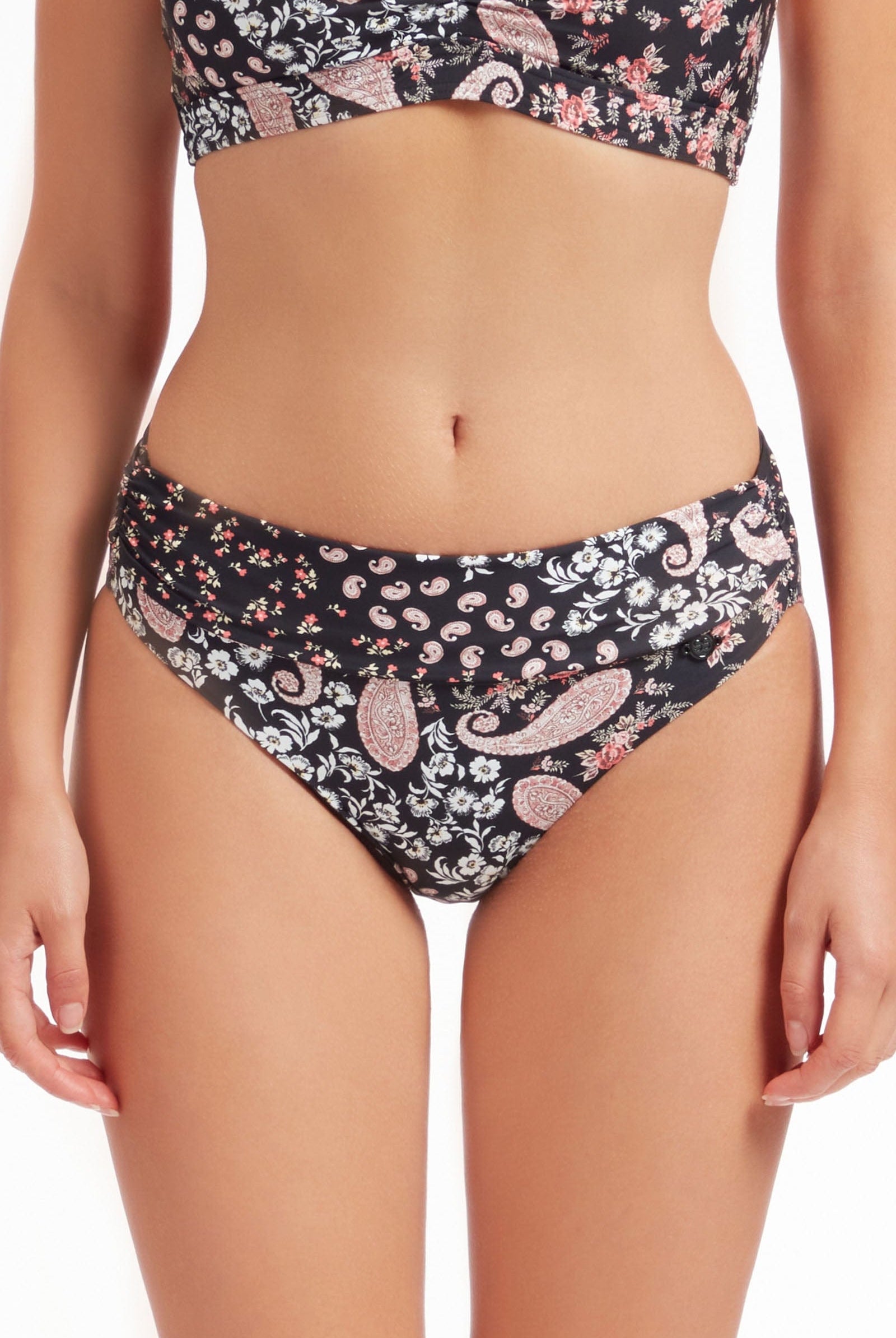 Sunseeker Sweet Paisley Black Full Classic Pant