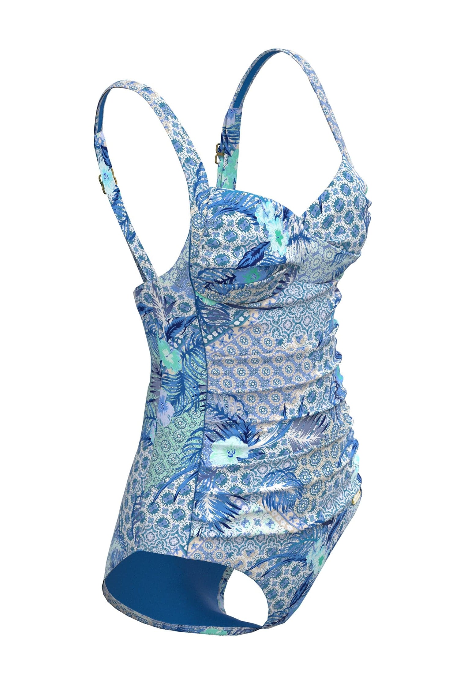 Sunseeker Bohemian Beauty Turkish Sea Plus Cup Twist Front One Piece