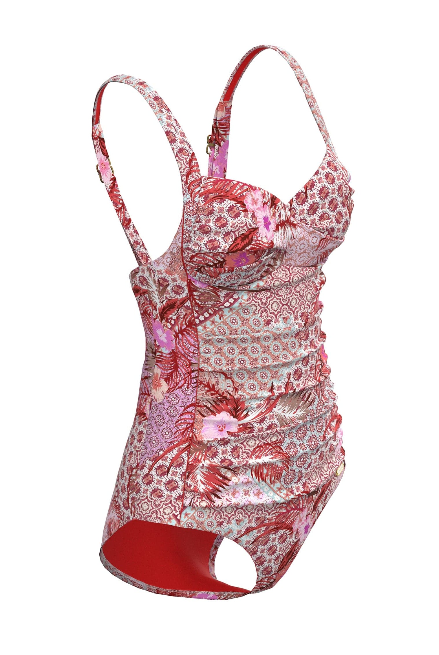 Sunseeker Bohemian Beauty Persian Red Plus Cup Twist Front One Piece