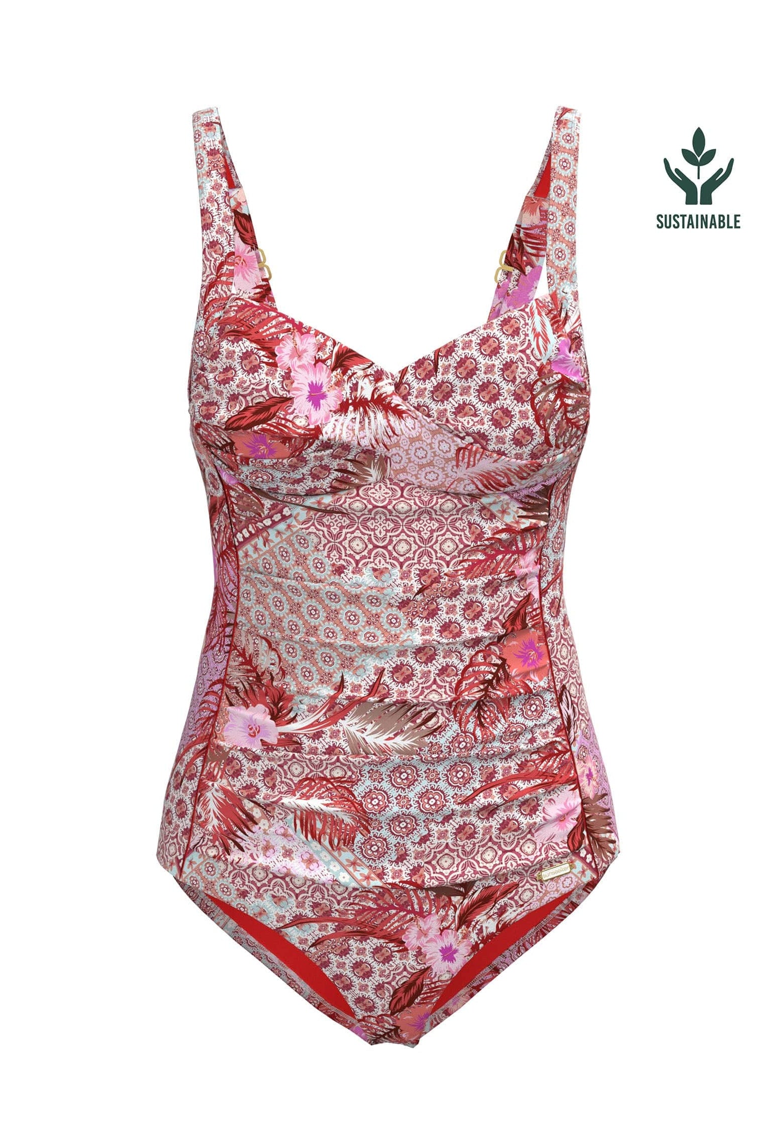 Sunseeker Bohemian Beauty Persian Red Plus Cup Twist Front One Piece