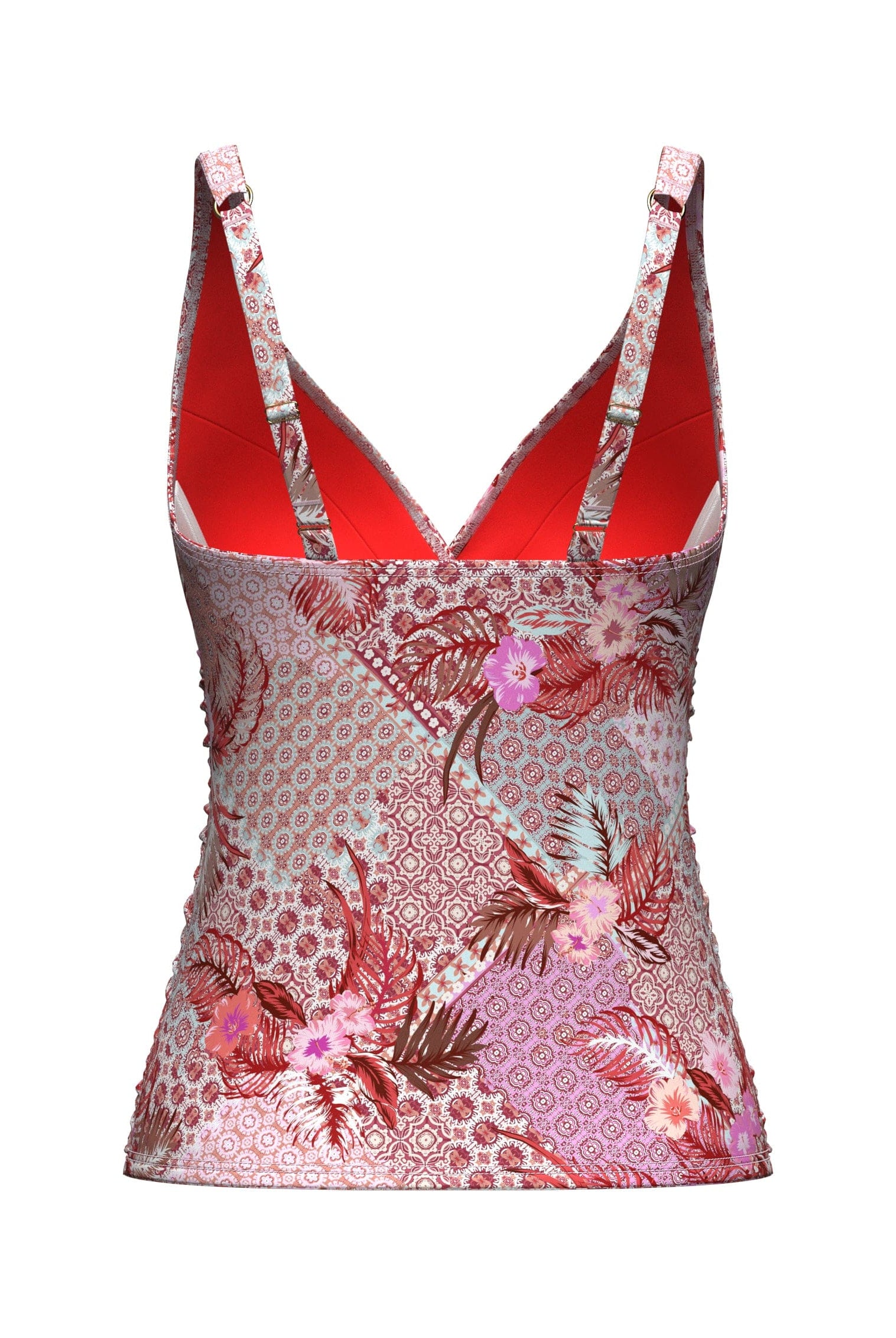 Sunseeker Bohemian Beauty Persian Red Plus Cup Tankini Top