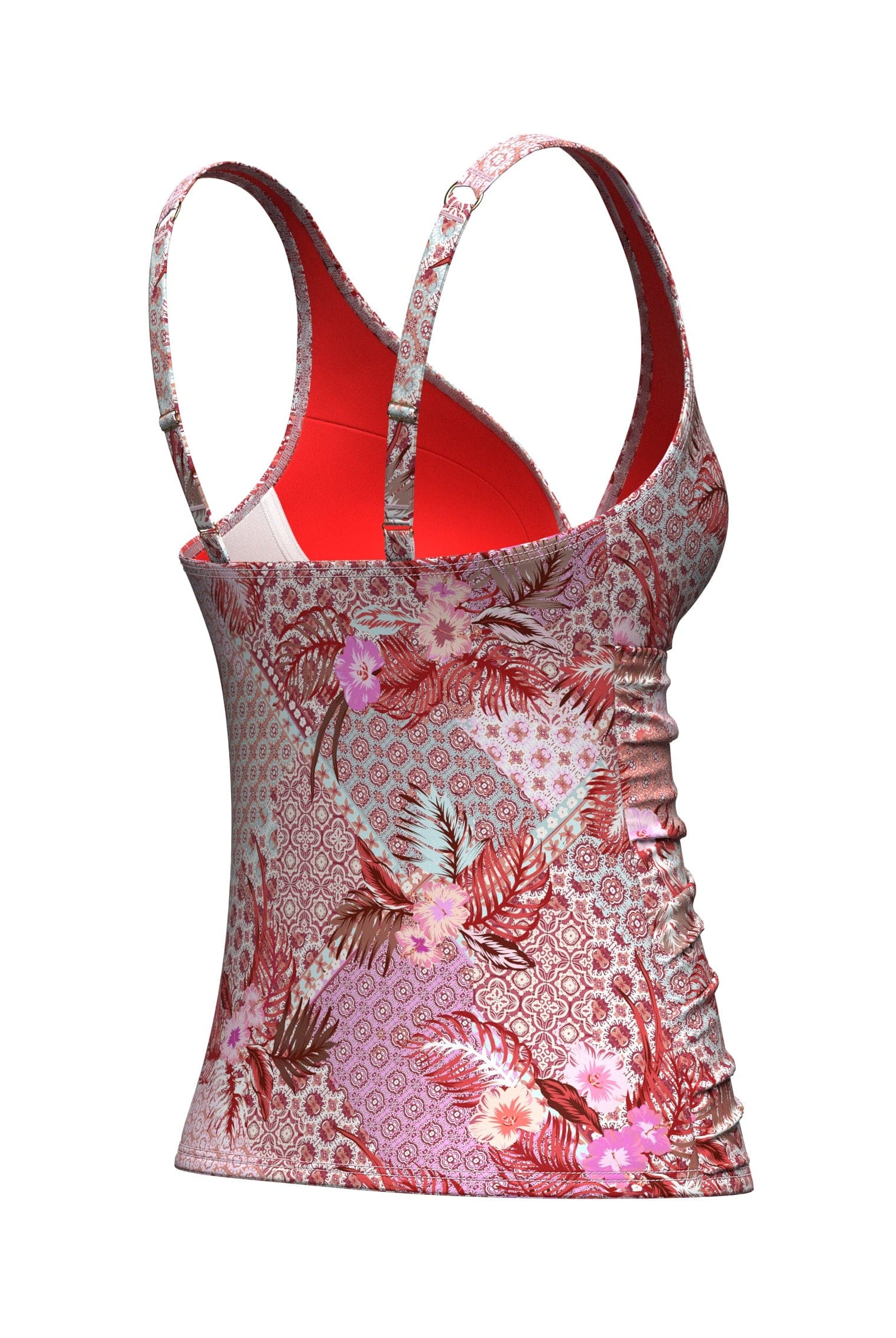 Sunseeker Bohemian Beauty Persian Red Plus Cup Tankini Top