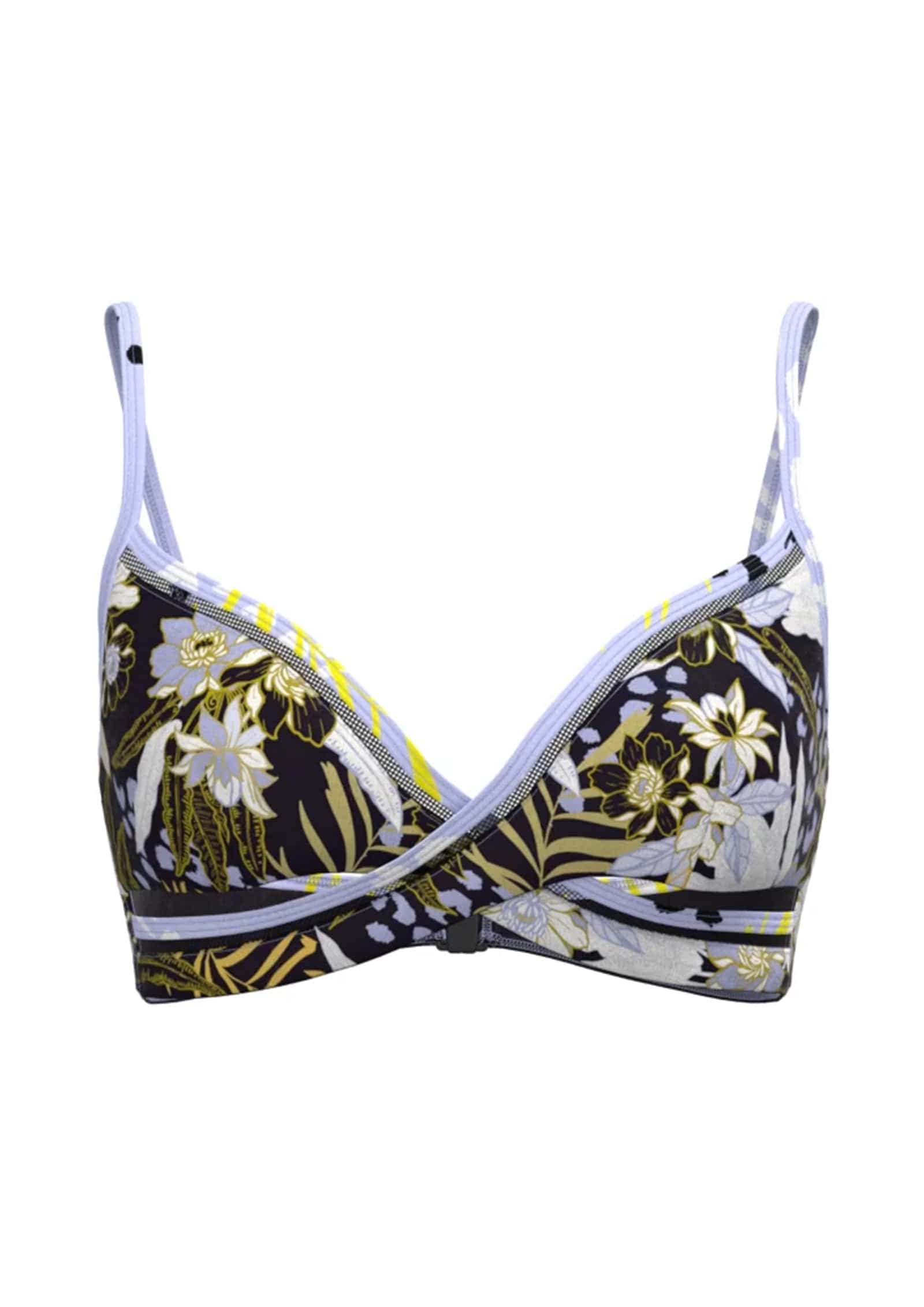 Sunseeker Elevated Tropics Sailor Blue Cross Front Bikini Top
