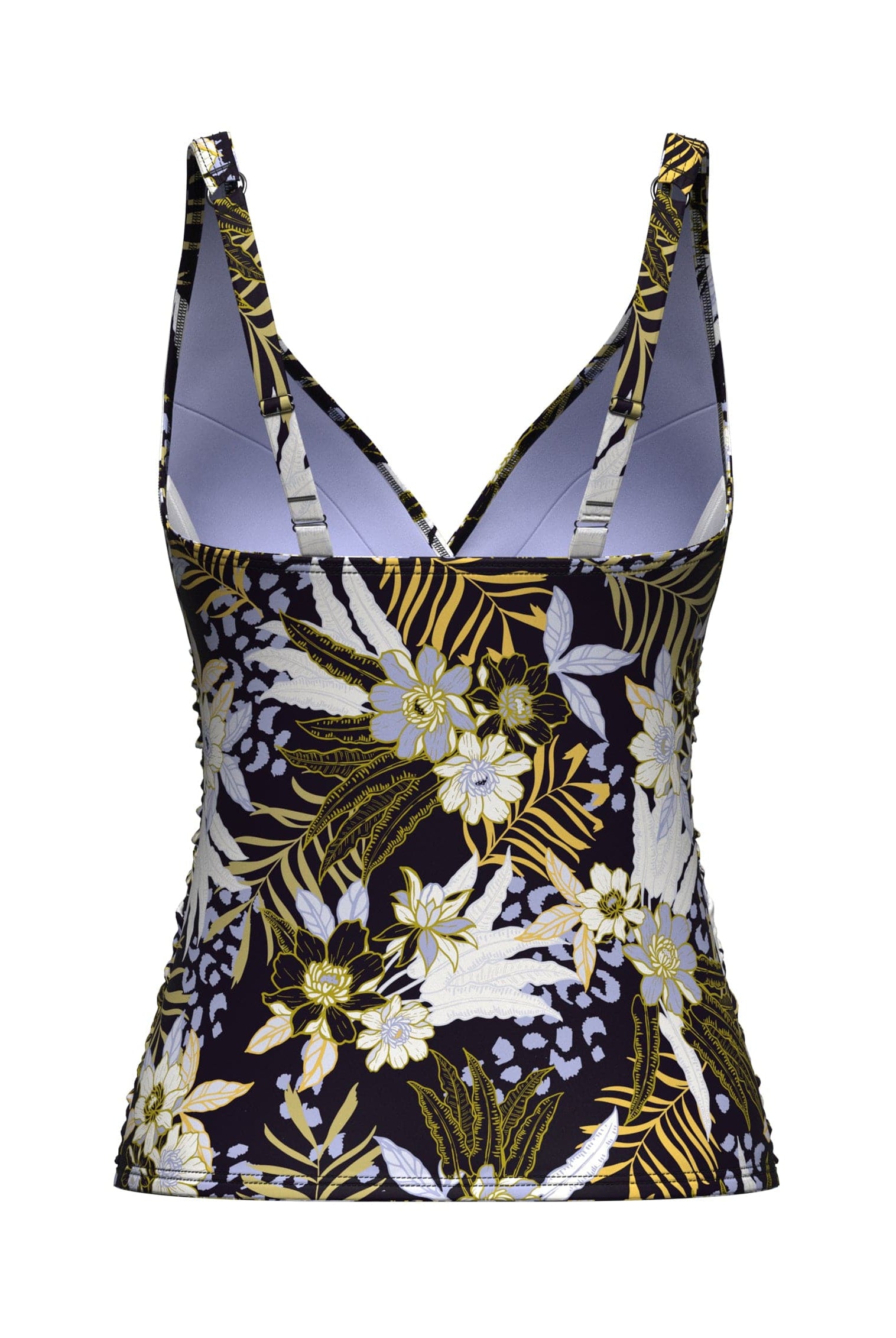 Sunseeker Elevated Tropics Sailor Blue Plus Cup Tankini Top