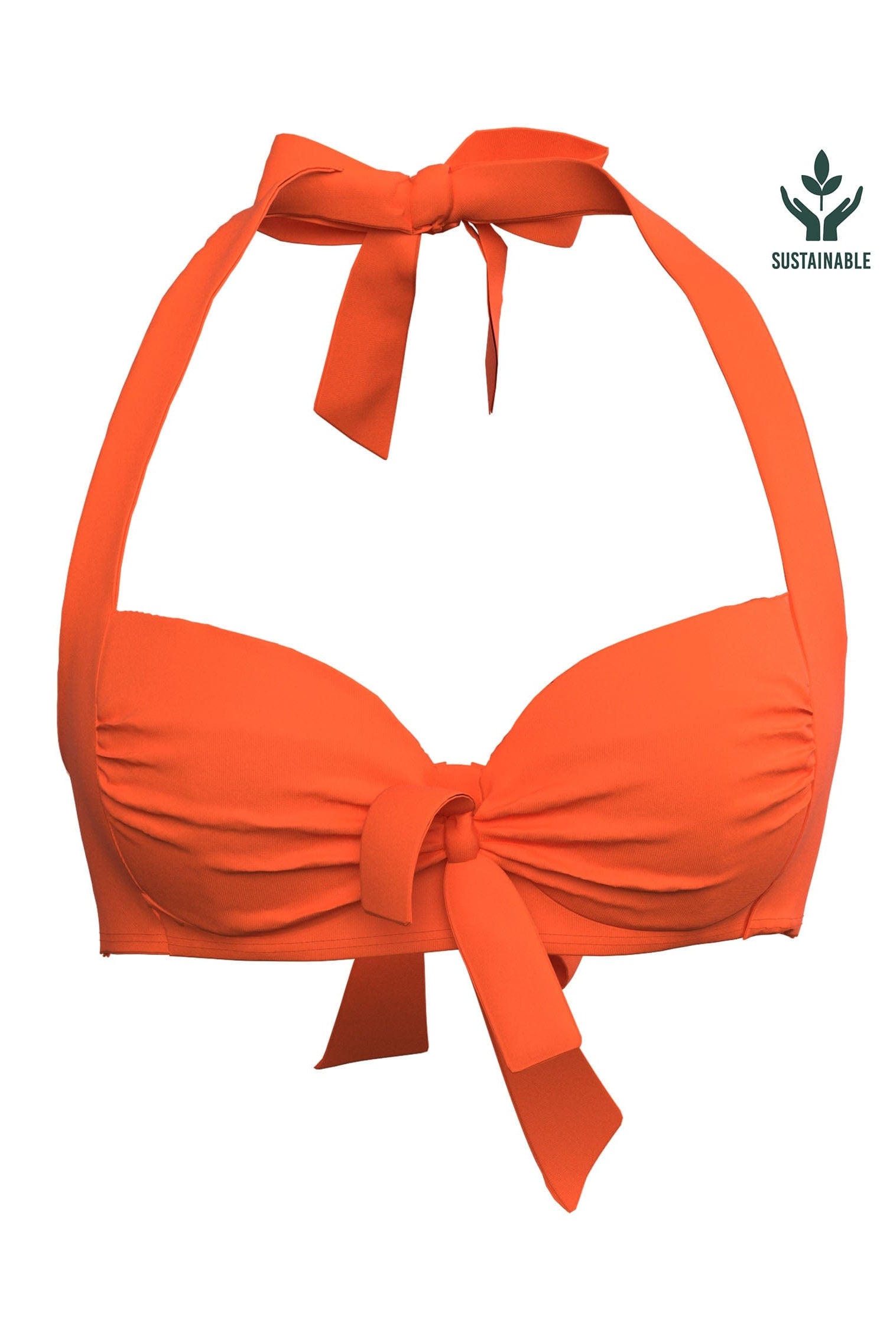 Sunseeker Core Solid Fiesta Halter Bikini Top