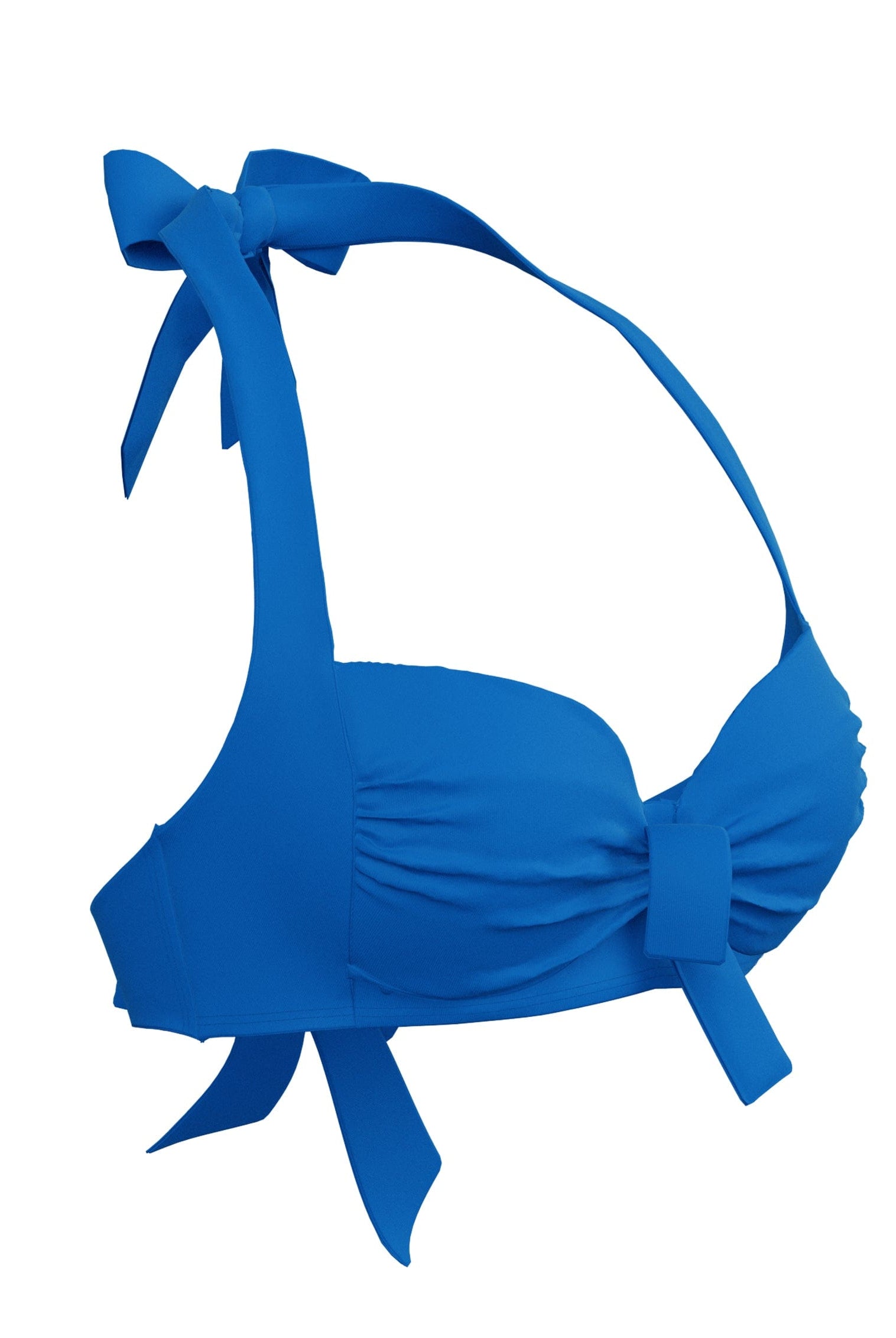 Sunseeker Core Solid Surf the Web Halter Bikini Top