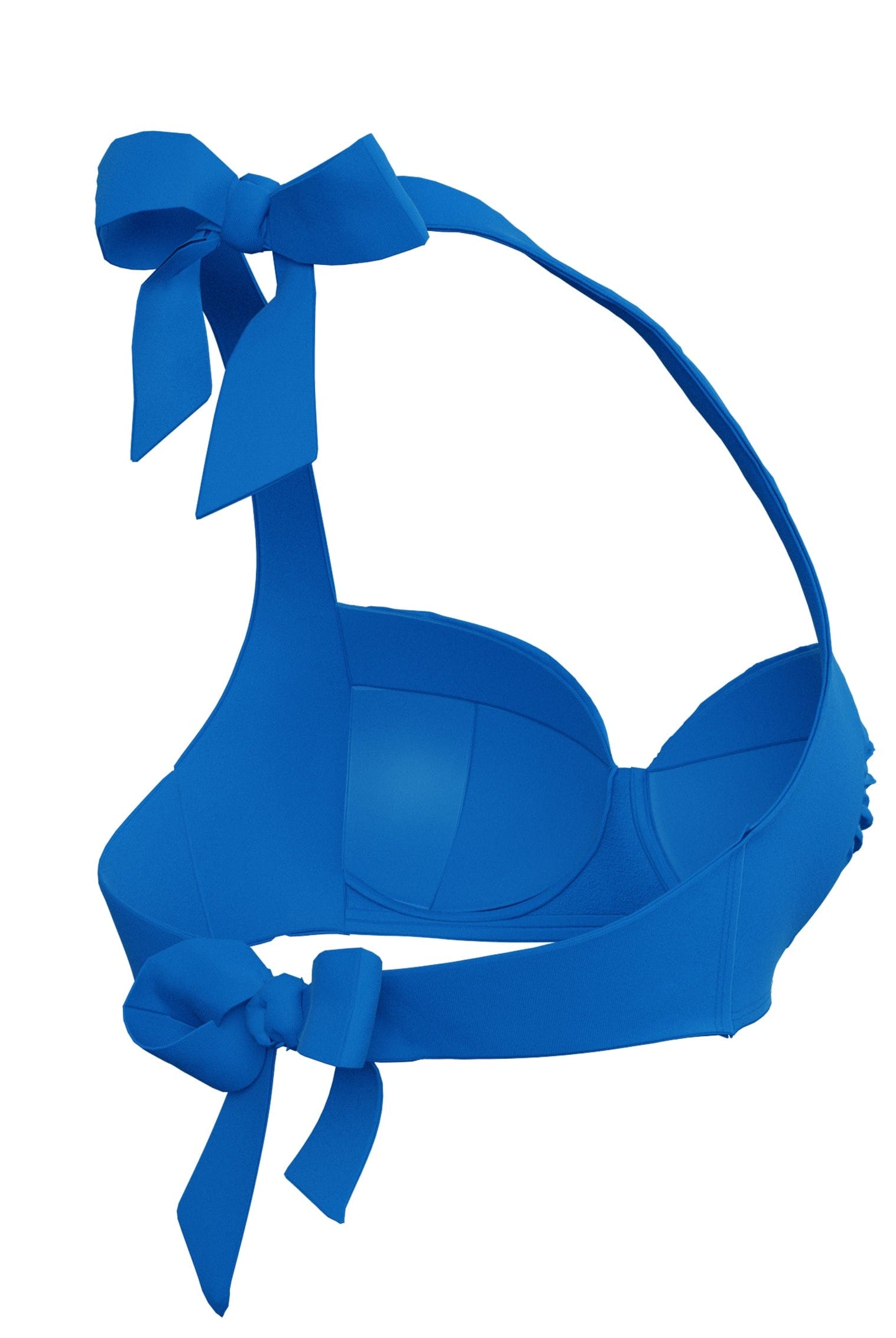 Sunseeker Core Solid Surf the Web Halter Bikini Top