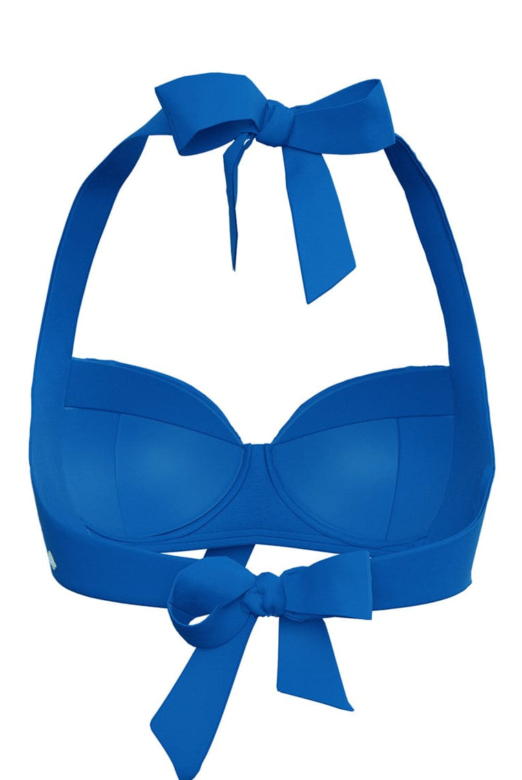 Sunseeker Core Solid Surf the Web Halter Bikini Top