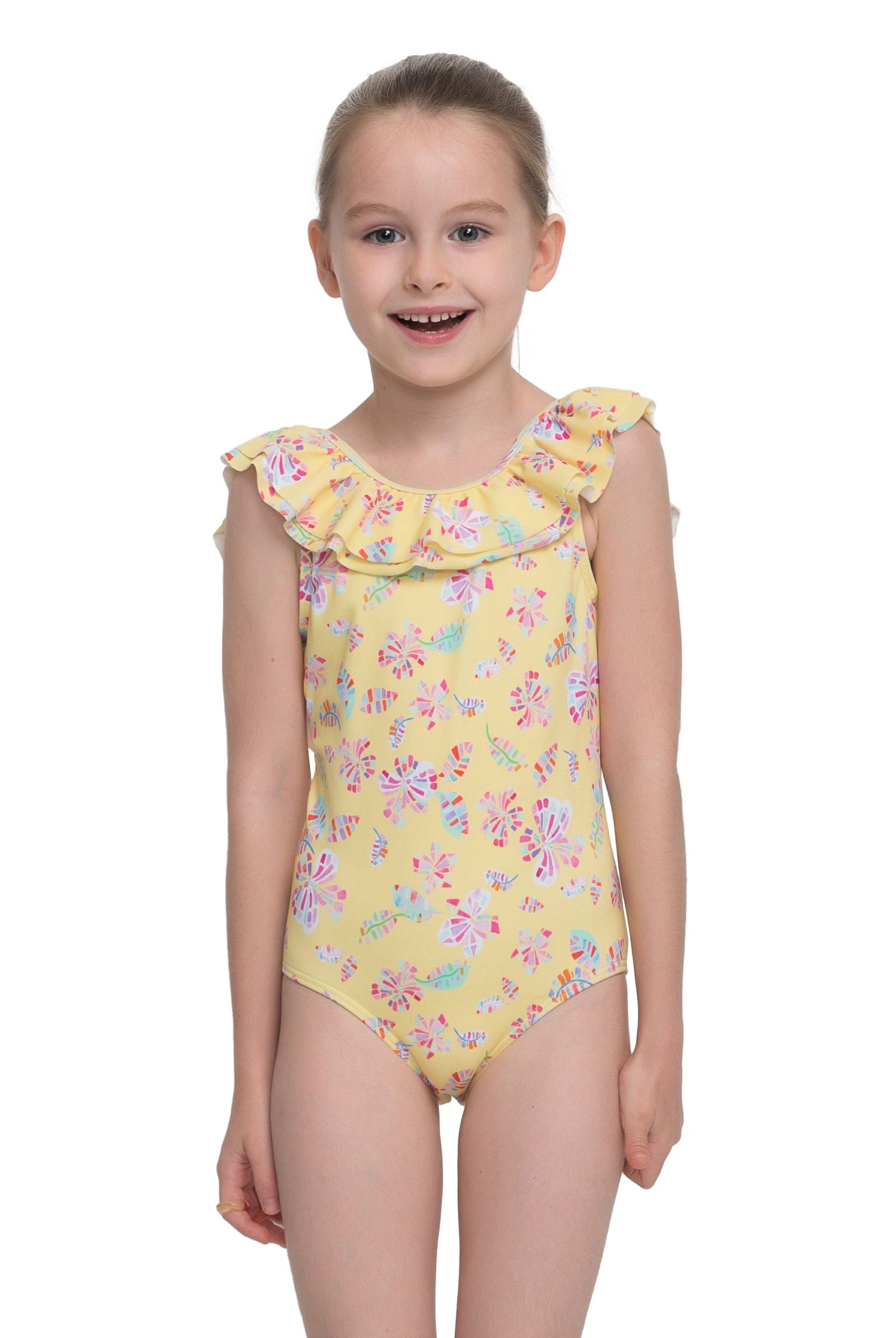 Sunseeker Butterfly ruffles swimsuit