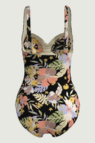 SunseekerDaydream Black Plus Cup Ruched Front Onepiece